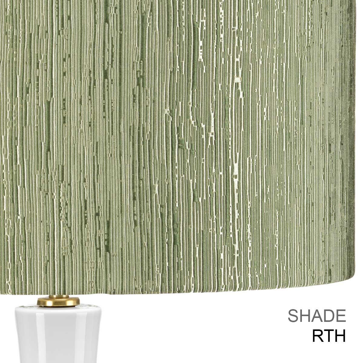 Milo 1-flammige Tischlampe - Gealtertes Messing, Weiß, Grün - Elsteadlighting - leuchtengrosshandel24