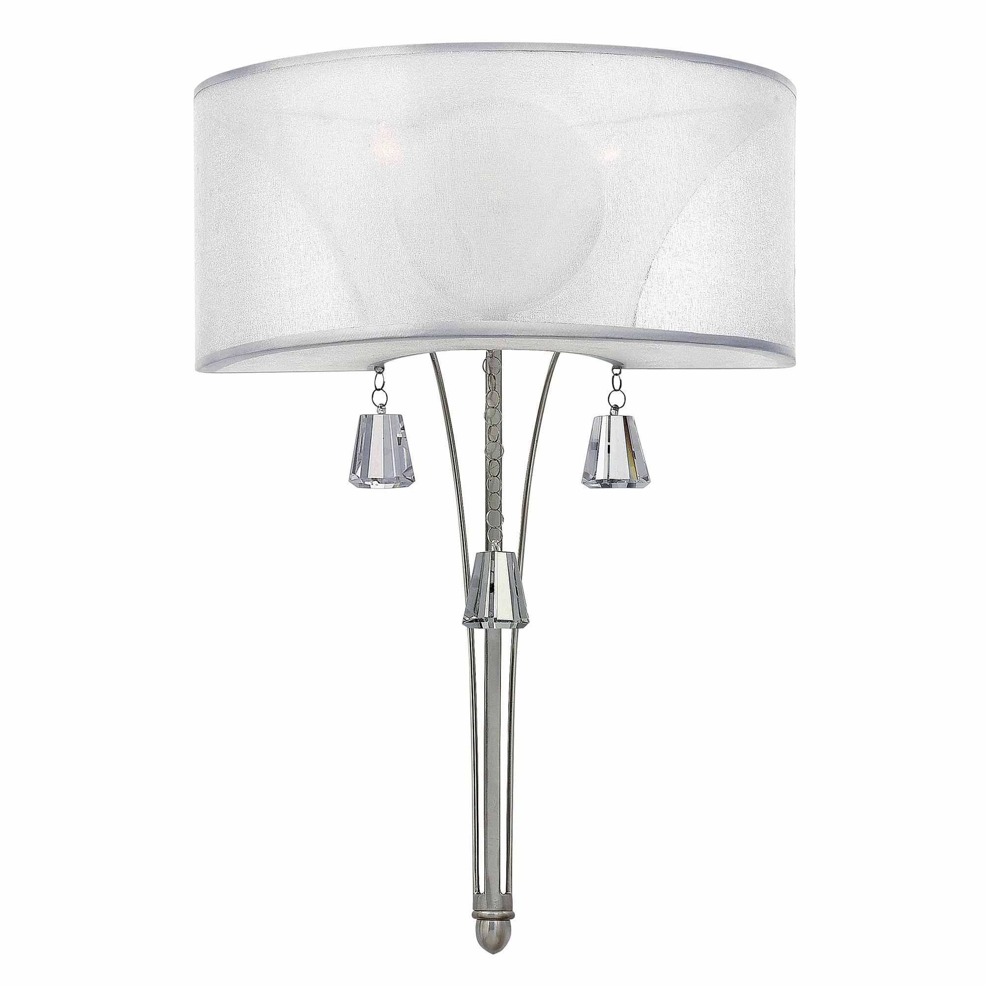 Mime 2-flammige Wandleuchte - Gebürstetes Nickel - Elsteadlighting - leuchtengrosshandel24