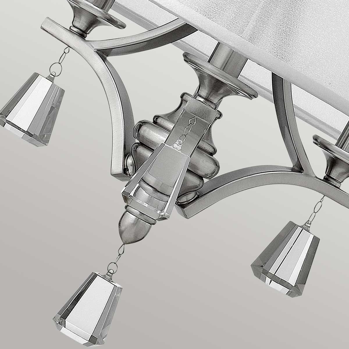 Mime 3-flammige Halbdeckenleuchte - gebürstetes Nickel - Elsteadlighting - leuchtengrosshandel24