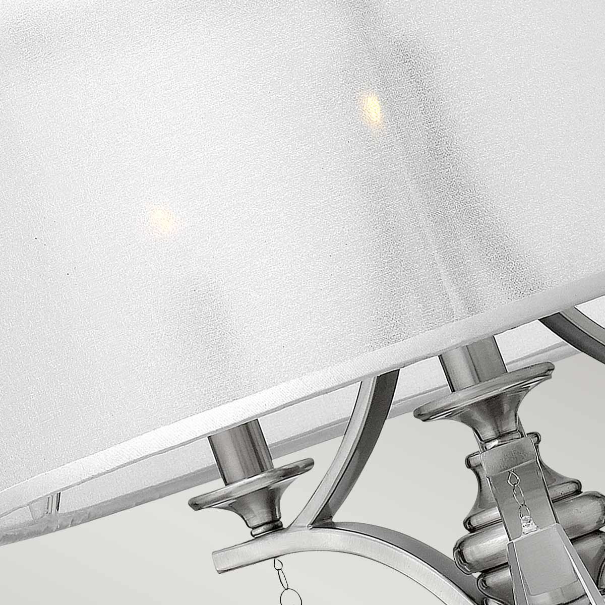 Mime 3-flammige Halbdeckenleuchte - gebürstetes Nickel - Elsteadlighting - leuchtengrosshandel24