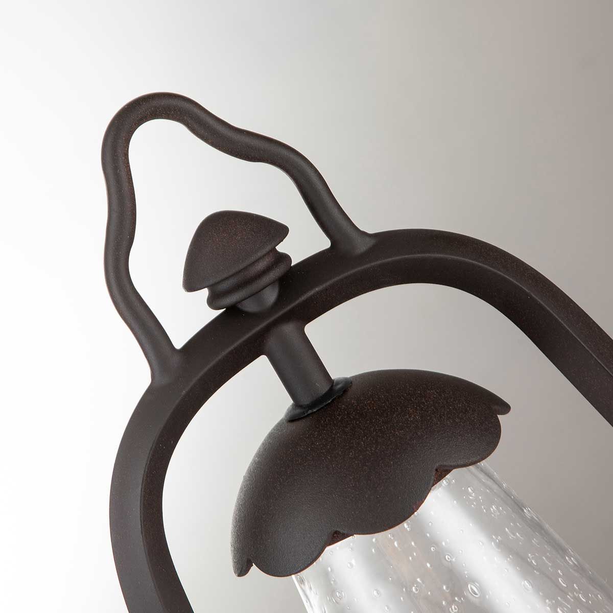 Miners 1 - flammige Sockellaterne - Alte Bronze - Elsteadlighting - MINERS - PED