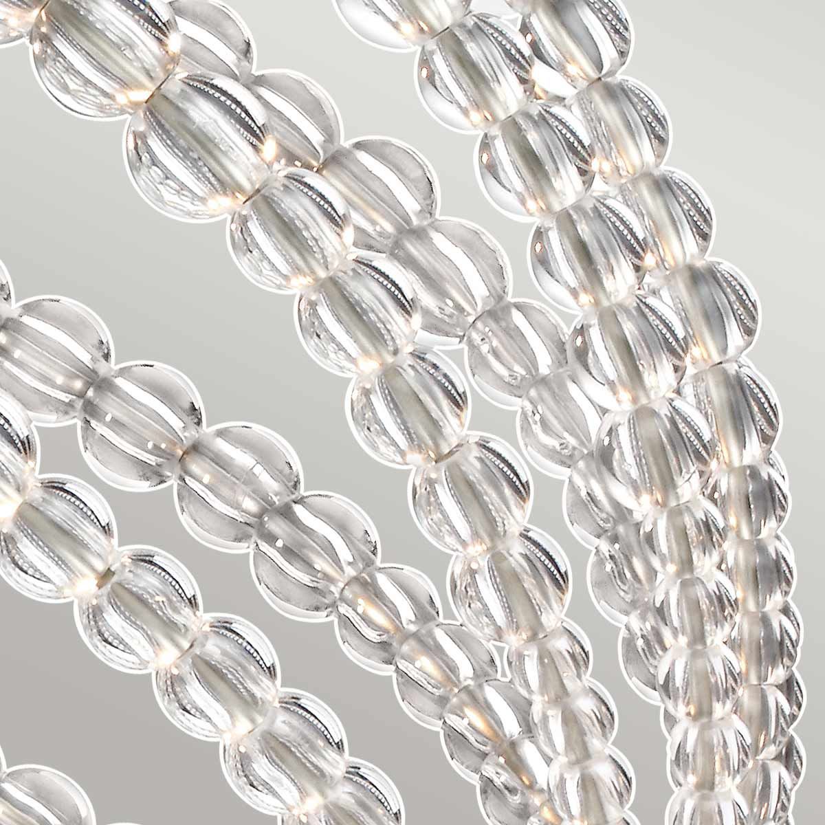 Mittelgroße LED-Pendelleuchte Oberlin - Satiniertes Nickel - Elsteadlighting - leuchtengrosshandel24
