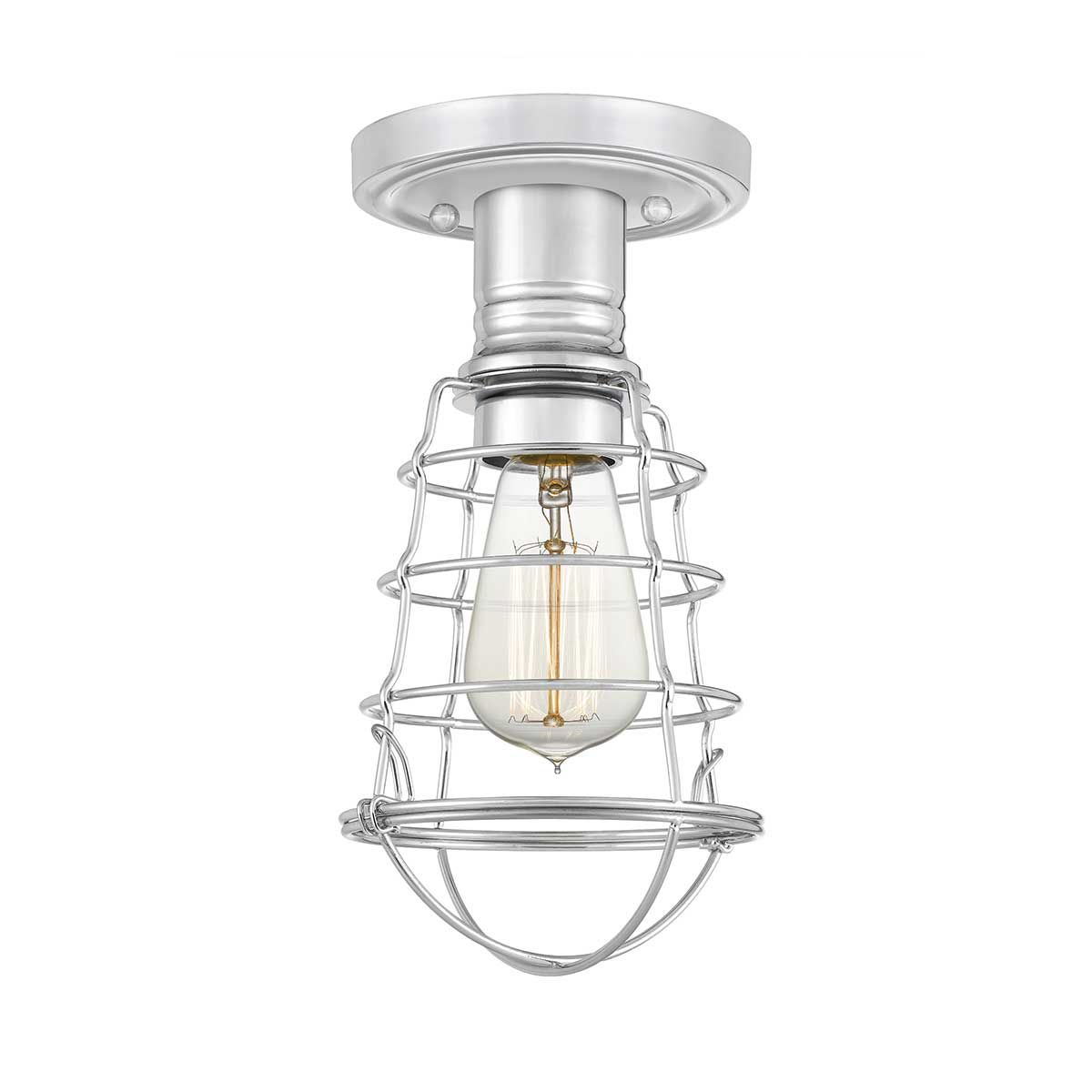 Mixon 1-flammig, halbbündig - poliertes Chrom - Elsteadlighting - leuchtengrosshandel24