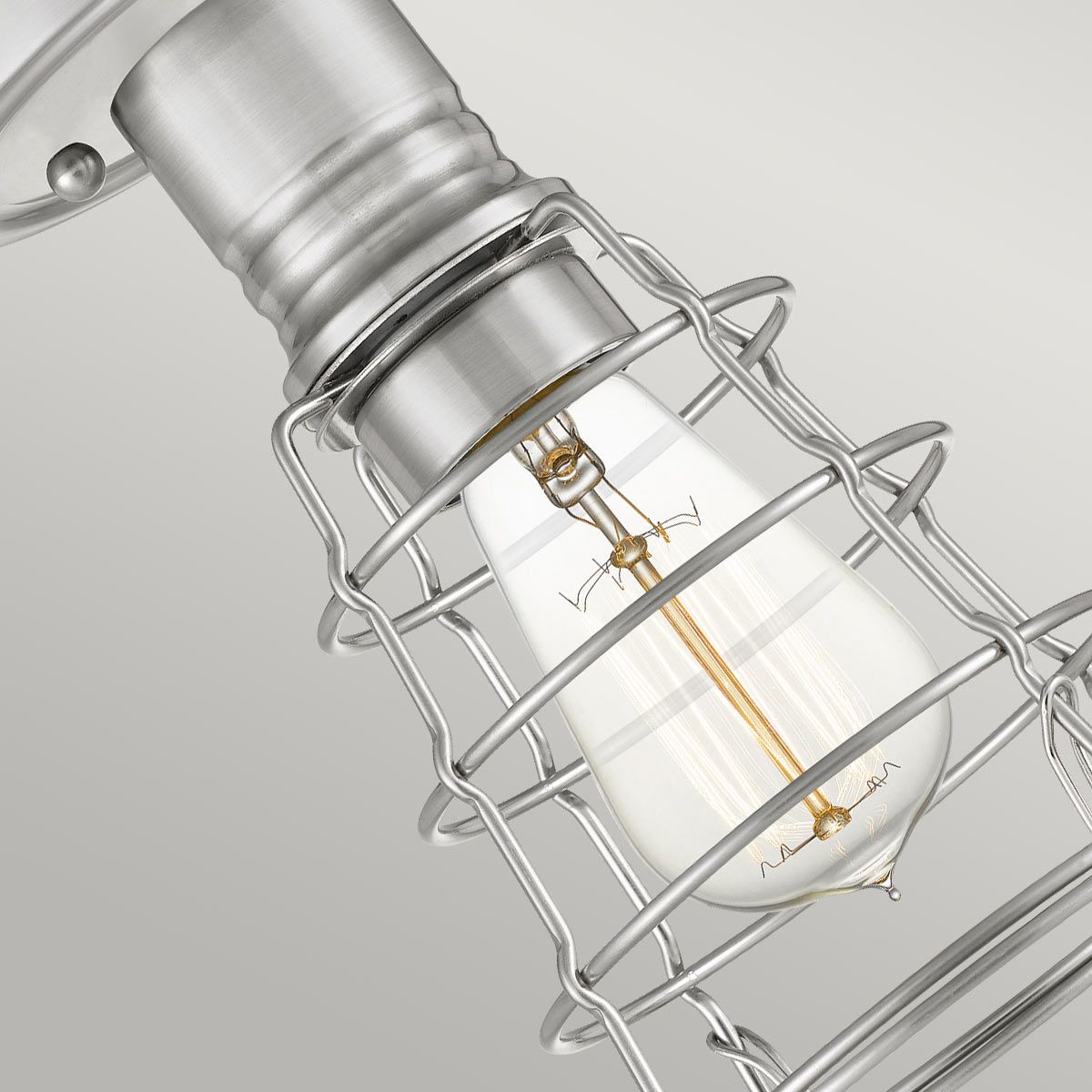 Mixon 1-flammige Halbdeckenleuchte - gebürstetes Nickel - Elsteadlighting - leuchtengrosshandel24