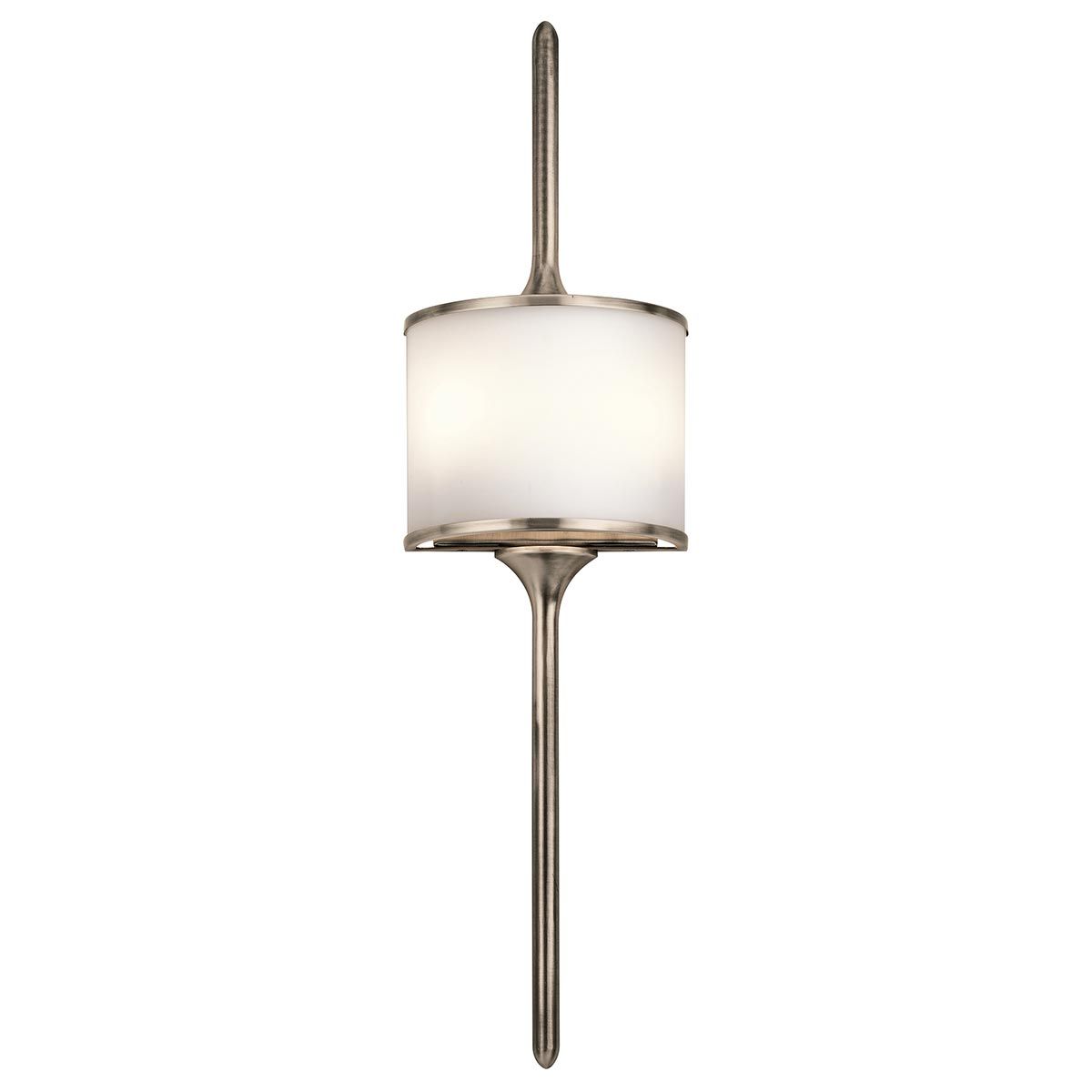 Mona 2-flammige große Wandleuchte - Klassisches Zinn - Elsteadlighting - leuchtengrosshandel24