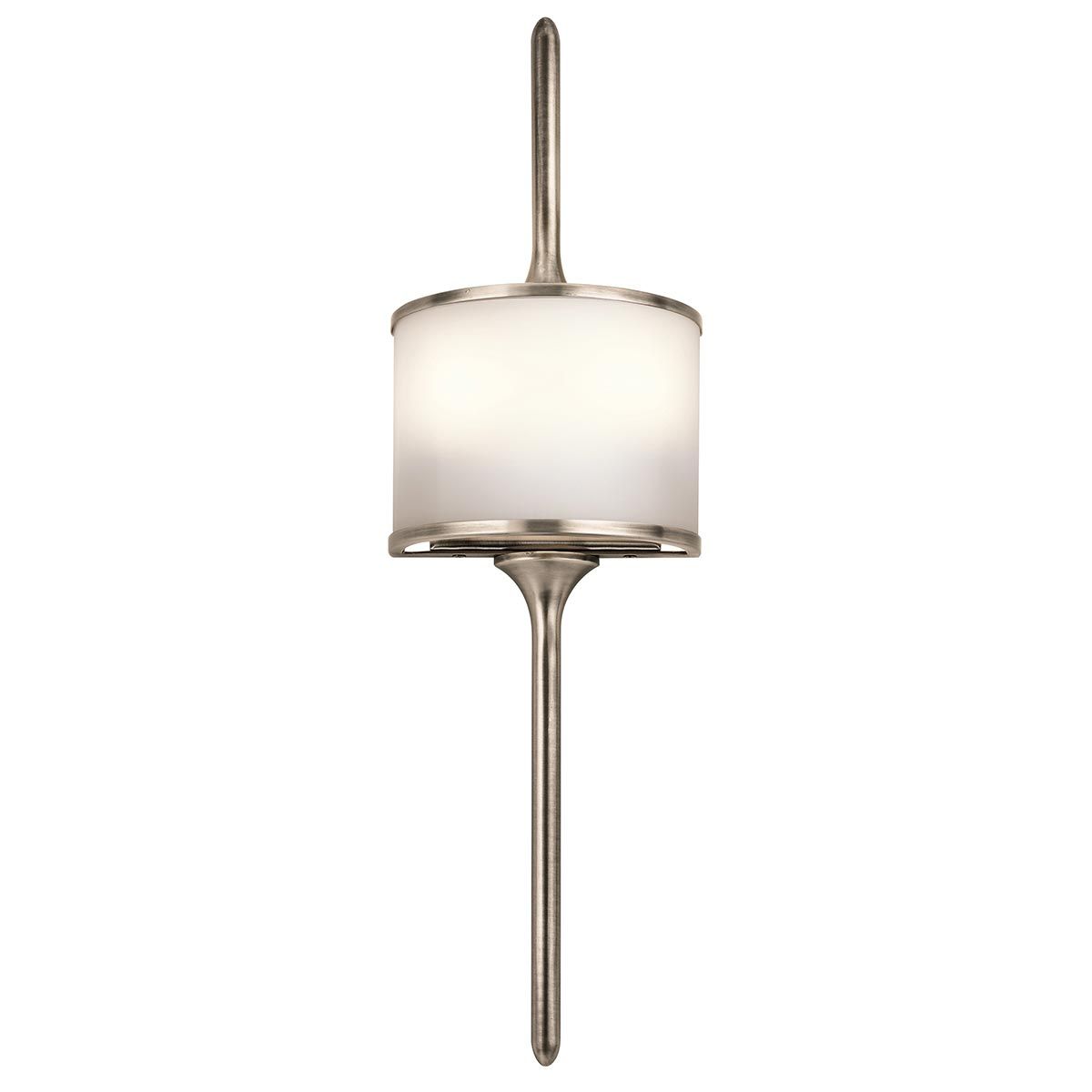Mona 2-flammige kleine Wandleuchte - Klassisches Zinn - Elsteadlighting - leuchtengrosshandel24