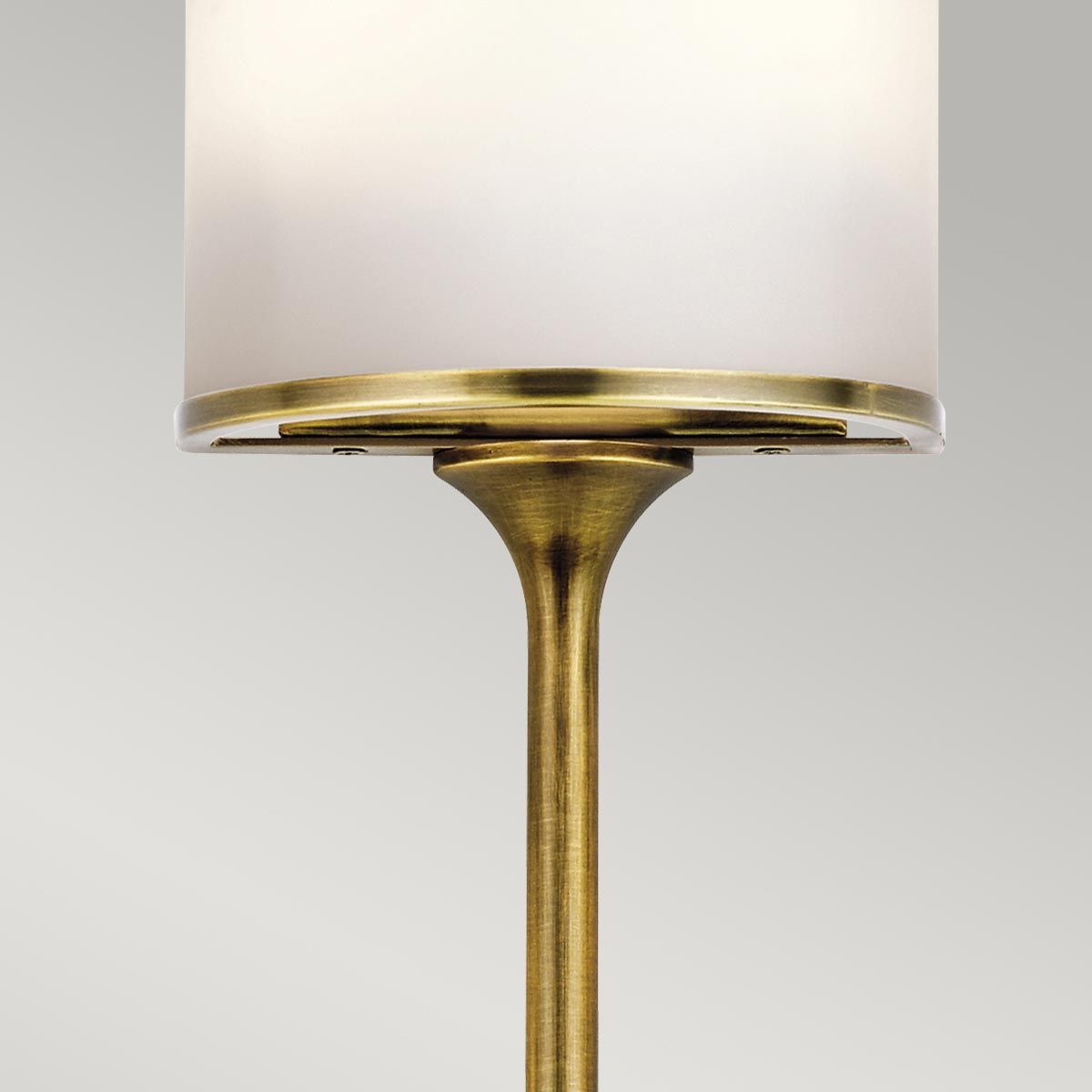 Mona 2-flammige kleine Wandleuchte - Naturmessing - Elsteadlighting - leuchtengrosshandel24