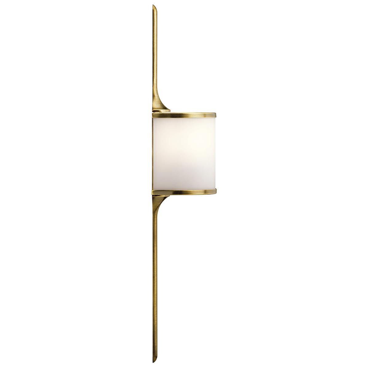 Mona 2-flammige kleine Wandleuchte - Naturmessing - Elsteadlighting - leuchtengrosshandel24