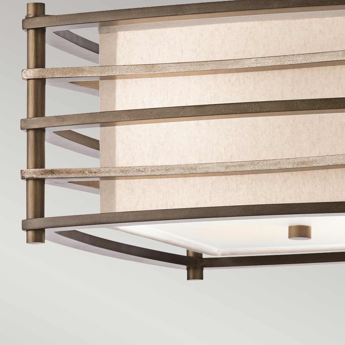 Moxie 2-flammige Halbdeckenleuchte - Cambridge Bronze - Elsteadlighting - leuchtengrosshandel24