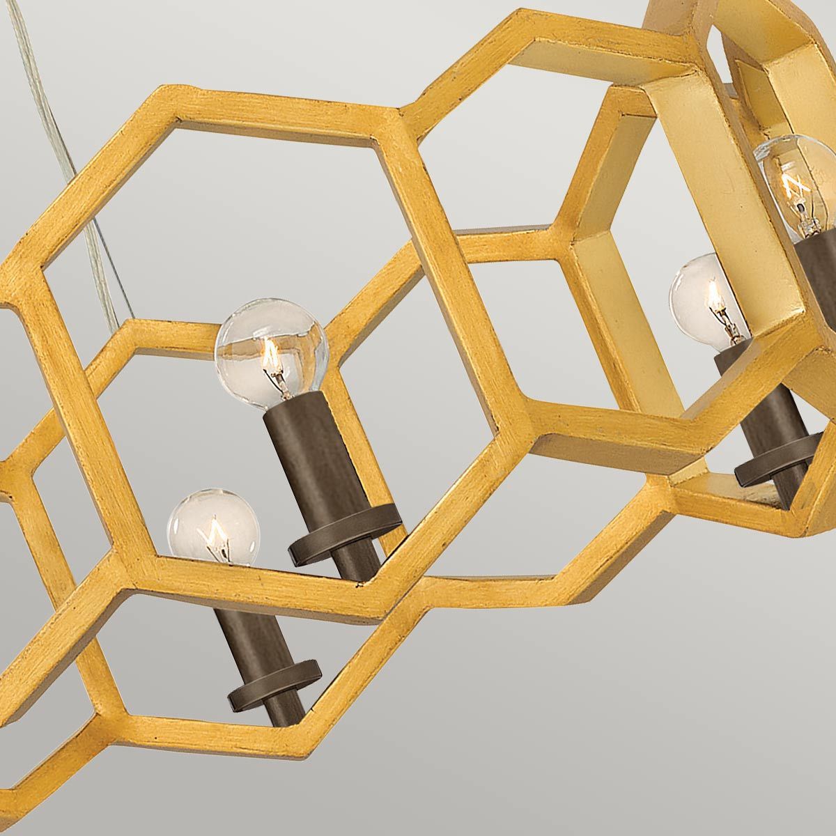 Moxie 6-flammige Pendelleuchte - Sonnenuntergangsgold - Elsteadlighting - leuchtengrosshandel24