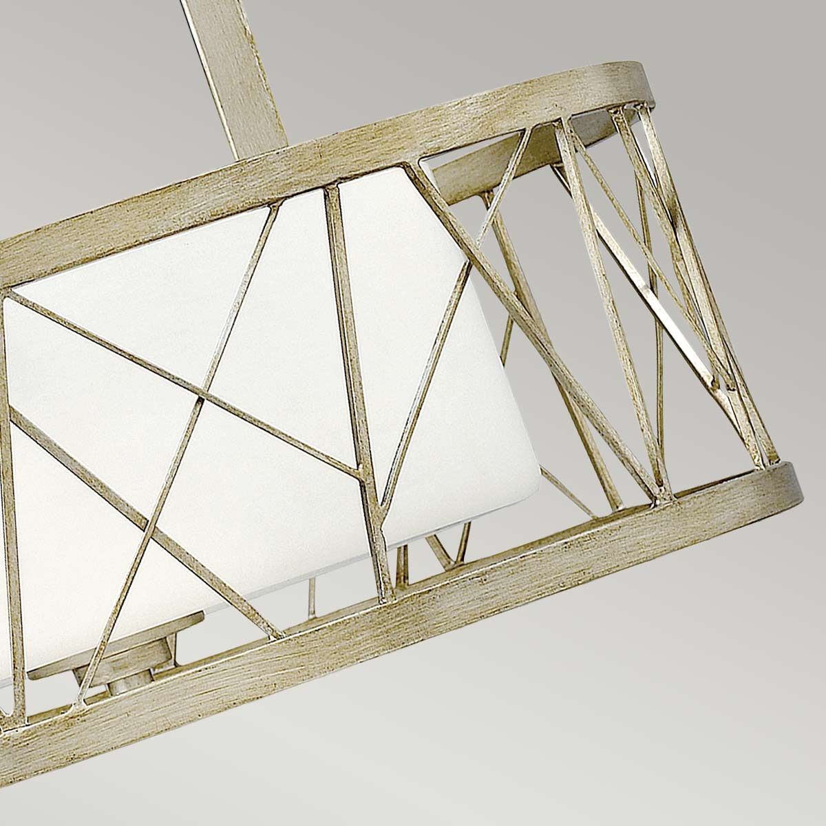 Nest Pendelleuchter mit 3 Lichtern, Blattsilber - Elsteadlighting - leuchtengrosshandel24