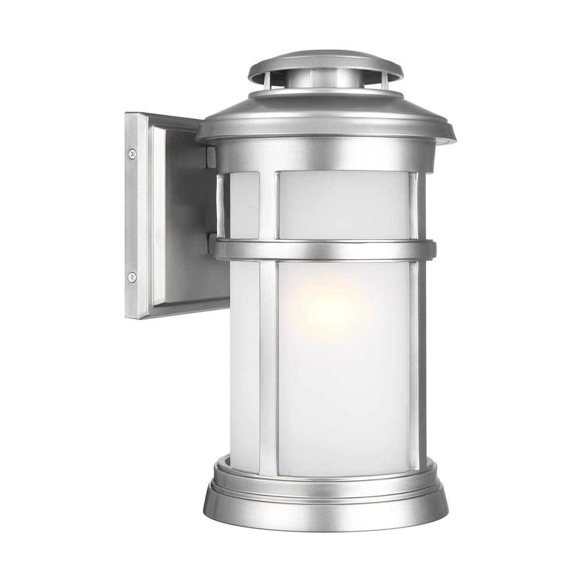 Newport 1 - flammige mittelgroße Wandlaterne – lackierter gebürsteter Stahl - Elsteadlighting - FE - NEWPORT - M - PBS