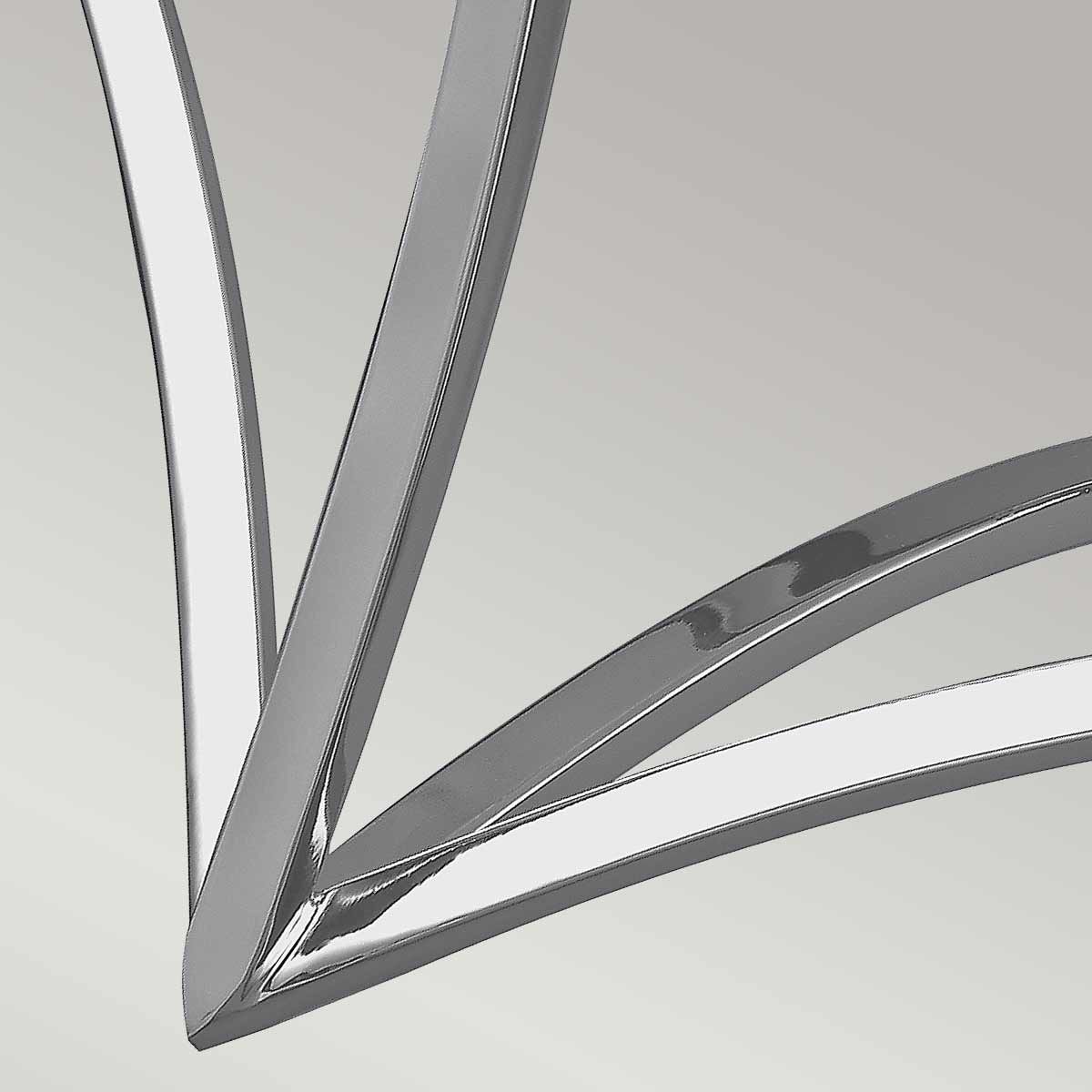 Nico Pendelleuchte, 1-flammig, groß, Chrom poliert - Elsteadlighting - leuchtengrosshandel24