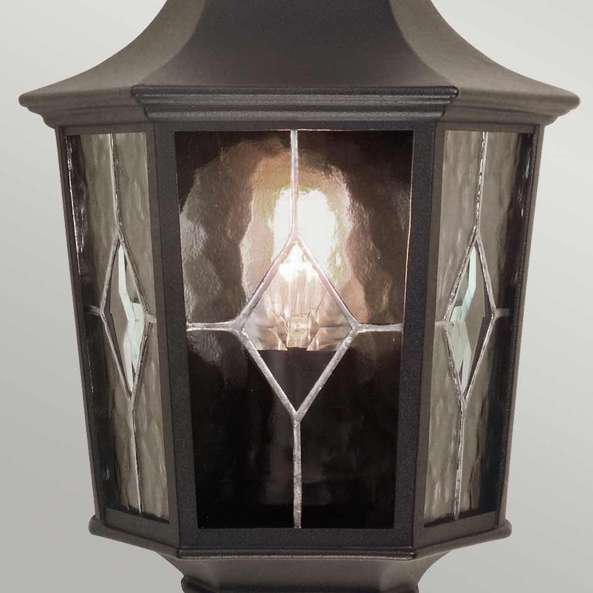Norfolk 1 - flammige Halblaterne - Schwarz - Elsteadlighting - NR7 - 2 - BLK