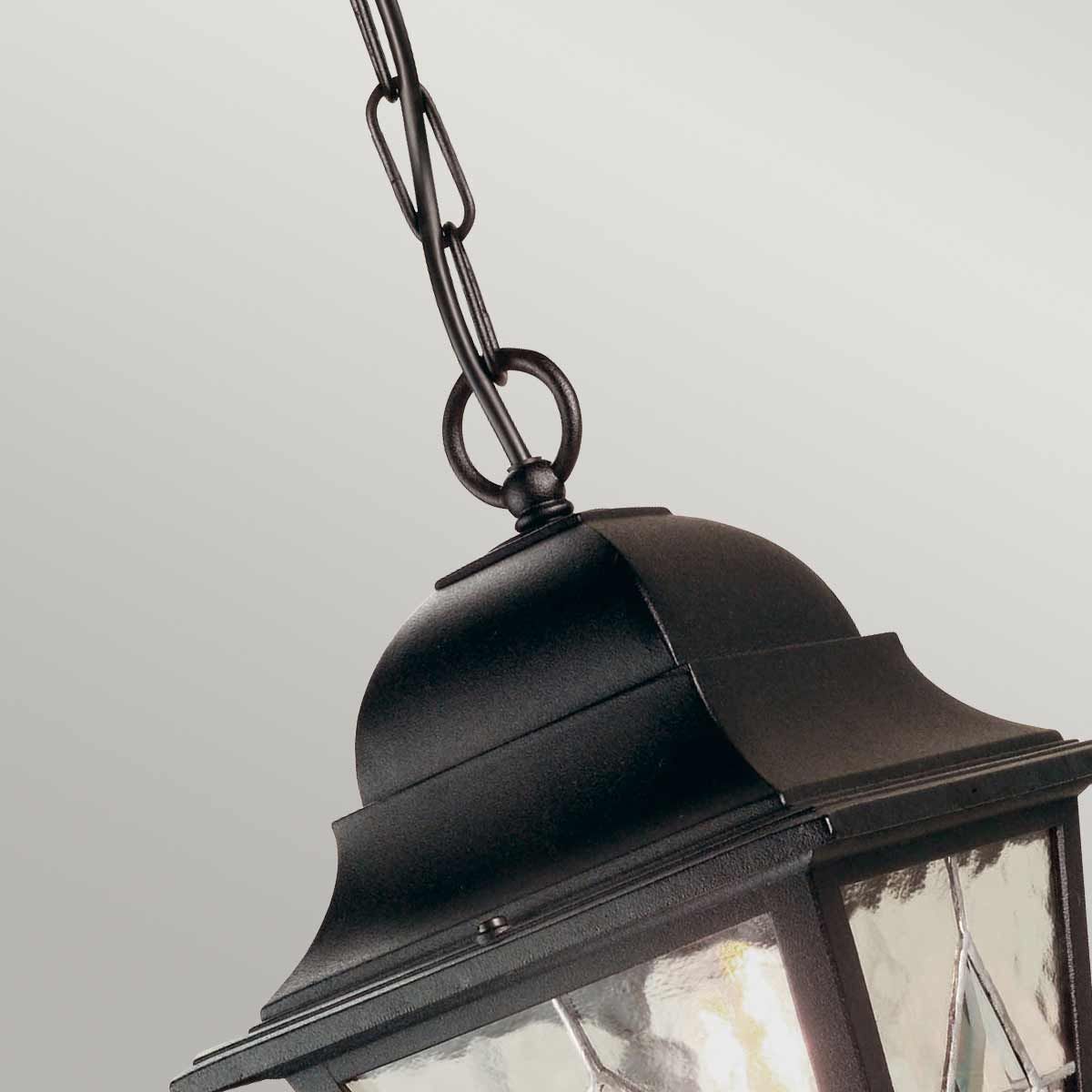 Norfolk 1 - flammige Kettenlaterne - Schwarz - Elsteadlighting - NR9 - BLK