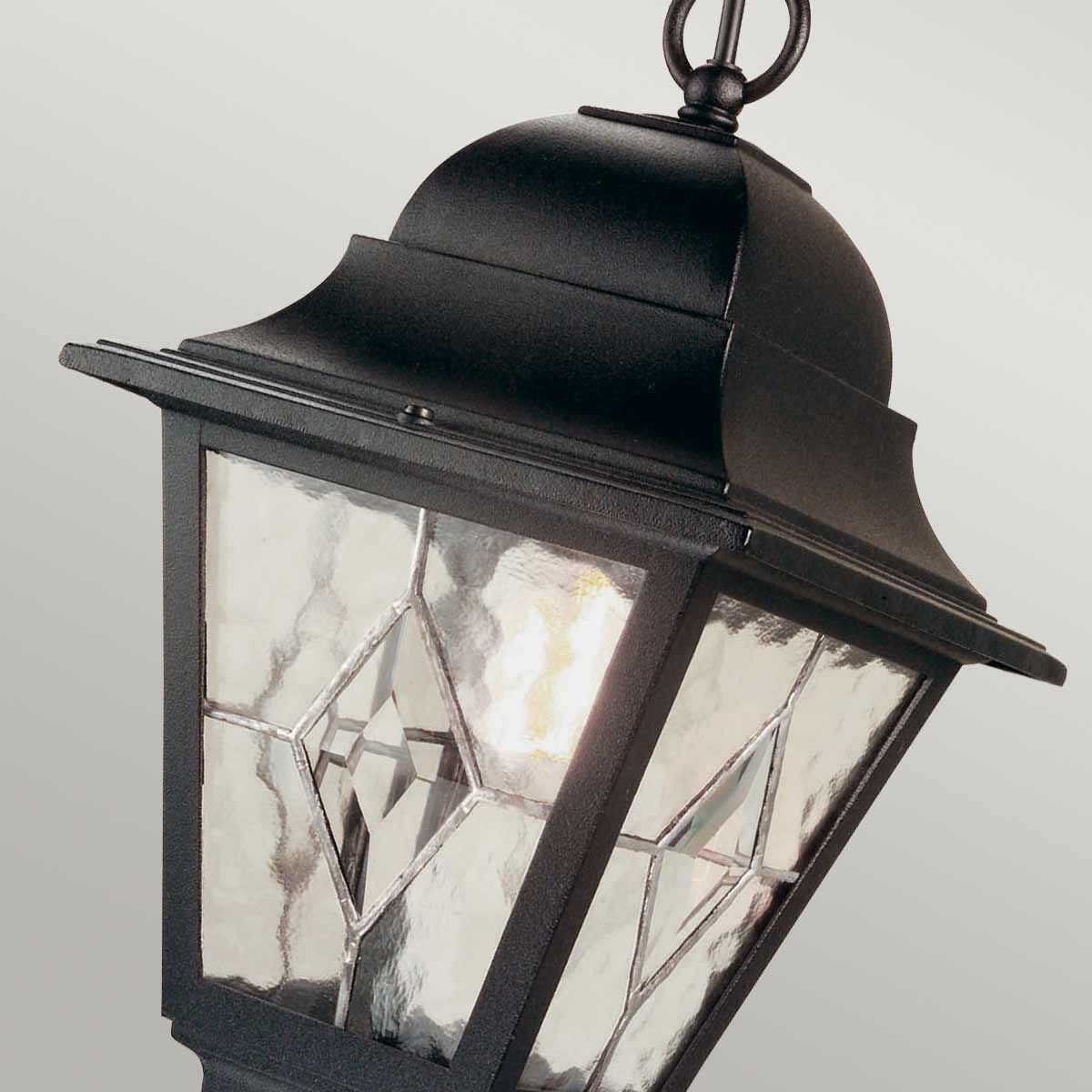 Norfolk 1 - flammige Kettenlaterne - Schwarz - Elsteadlighting - NR9 - BLK