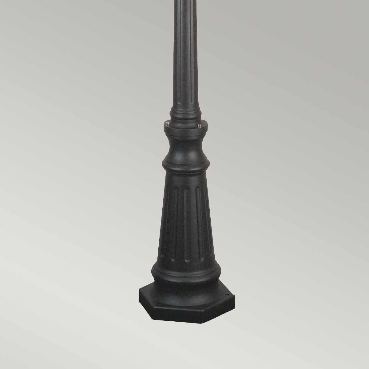 Norfolk Laternenpfahl mit 3 Lichtern, Schwarz - Elsteadlighting - NR8 - BLK