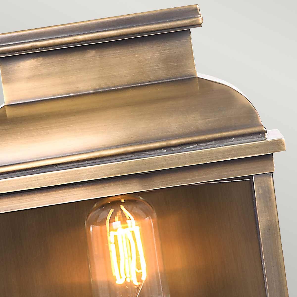 Old Bailey Wandlaterne mit 1 Licht - Gealtertes Messing - Elsteadlighting - OLD - BAILEY - BR