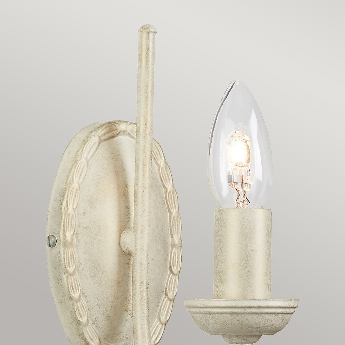 Olivia 1 - flammige Wandleuchte - Elfenbein/Goldpatina - Elsteadlighting - OV1 - IVORY - GOLD