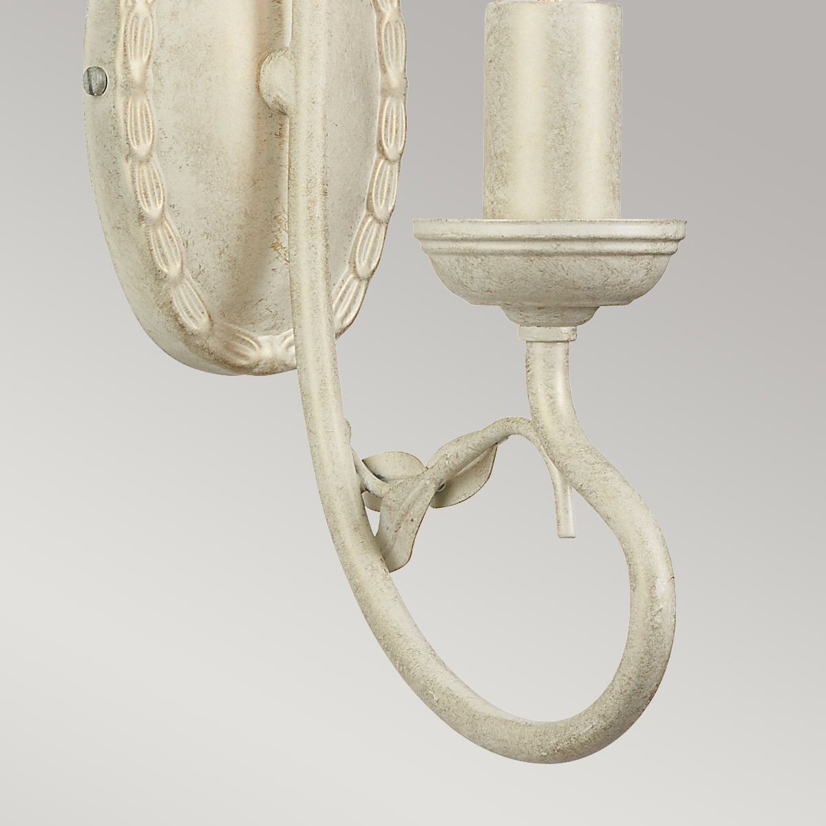 Olivia 1 - flammige Wandleuchte - Elfenbein/Goldpatina - Elsteadlighting - OV1 - IVORY - GOLD