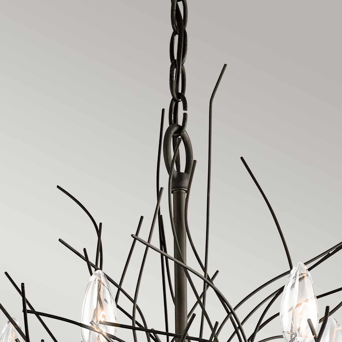 Organique 5 - flammiger Kronleuchter – Olde Bronze - Elsteadlighting - KL - ORGANIQUE5