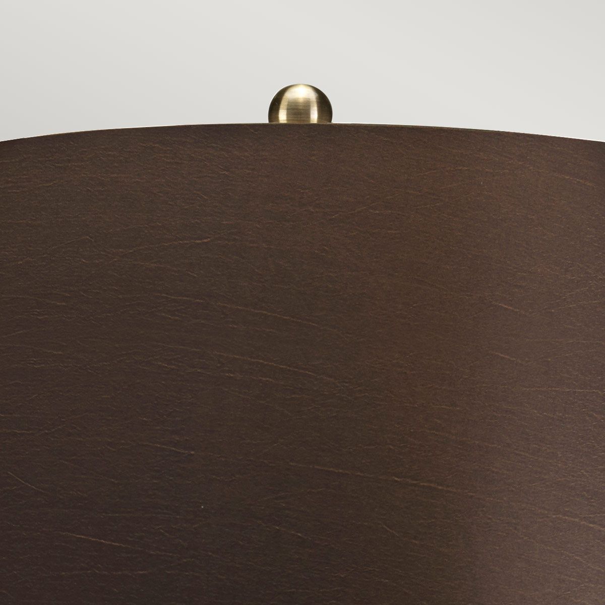 Ottoman 1 - flammige Tischlampe - Bronze Metallic, brauner Schirm - Elsteadlighting - OTTOMAN - TL