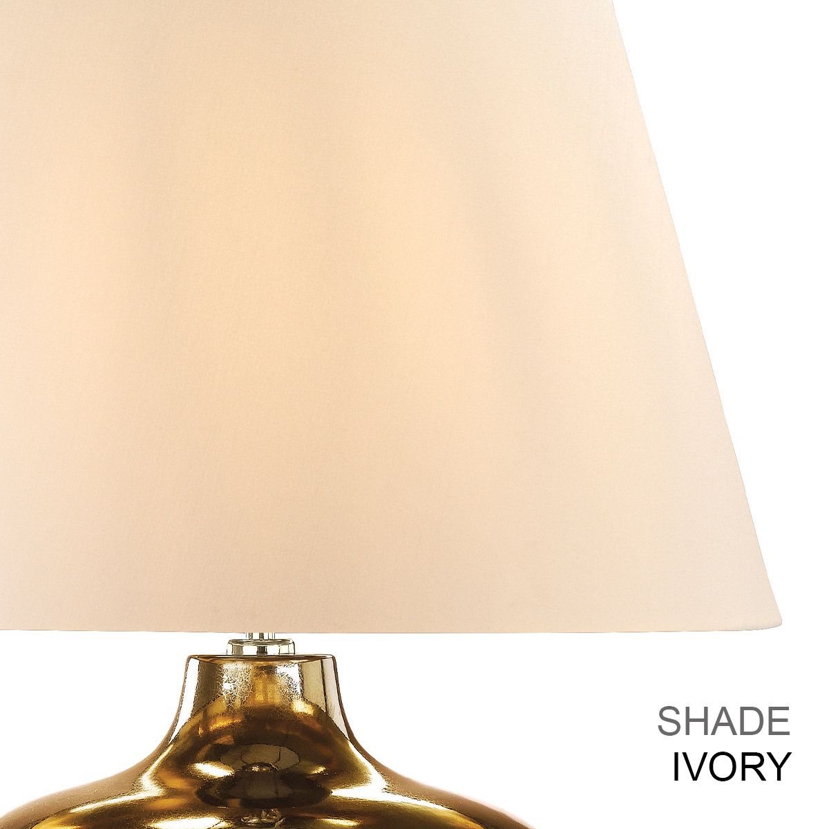 Ottoman 1 - flammige Tischlampe - Bronze Metallic, brauner Schirm - Elsteadlighting - OTTOMAN - TL