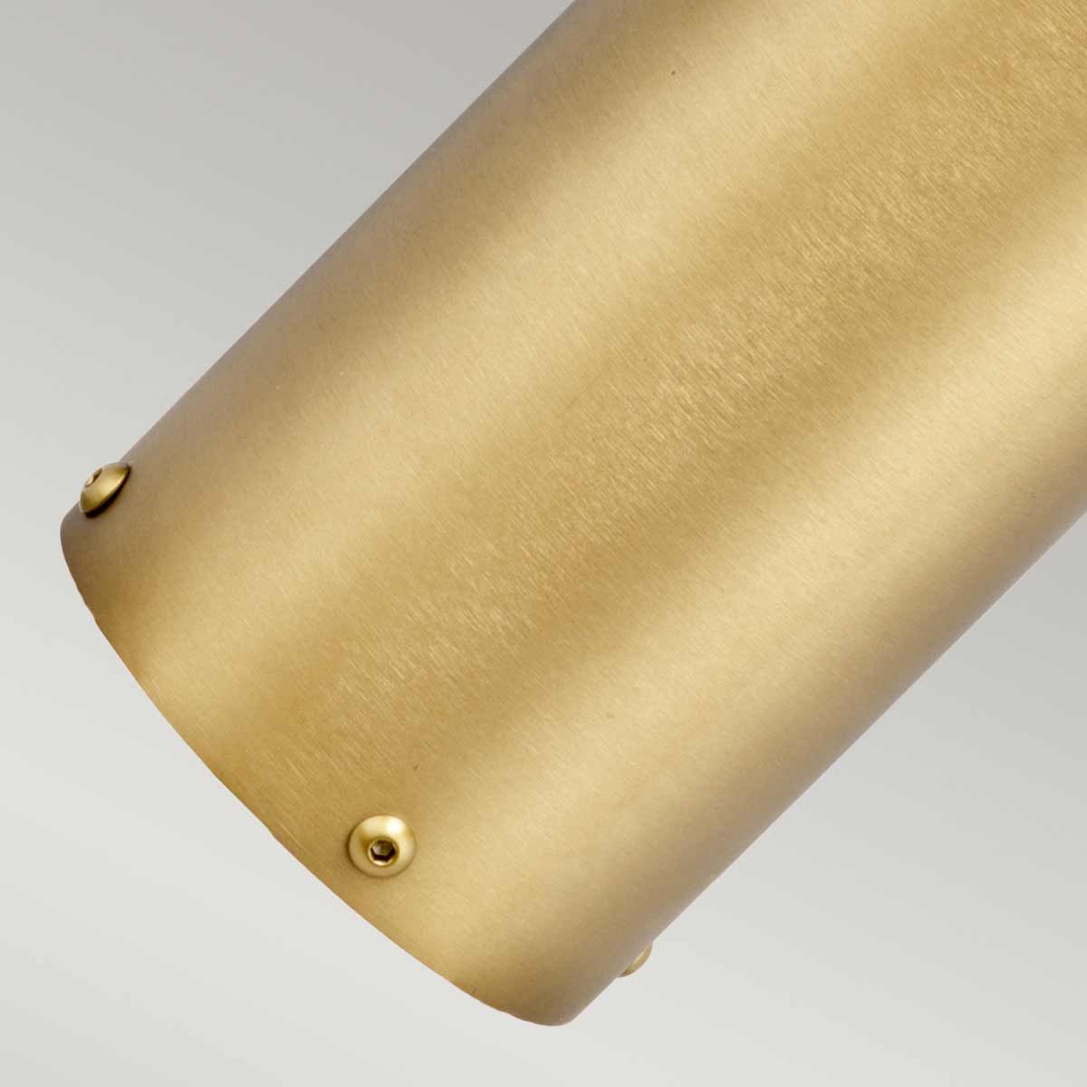 Paignton 1 - flammiger Mini - Poller - Gebürstetes Messing - Elsteadlighting - PAIGNTON - MB - BRASS