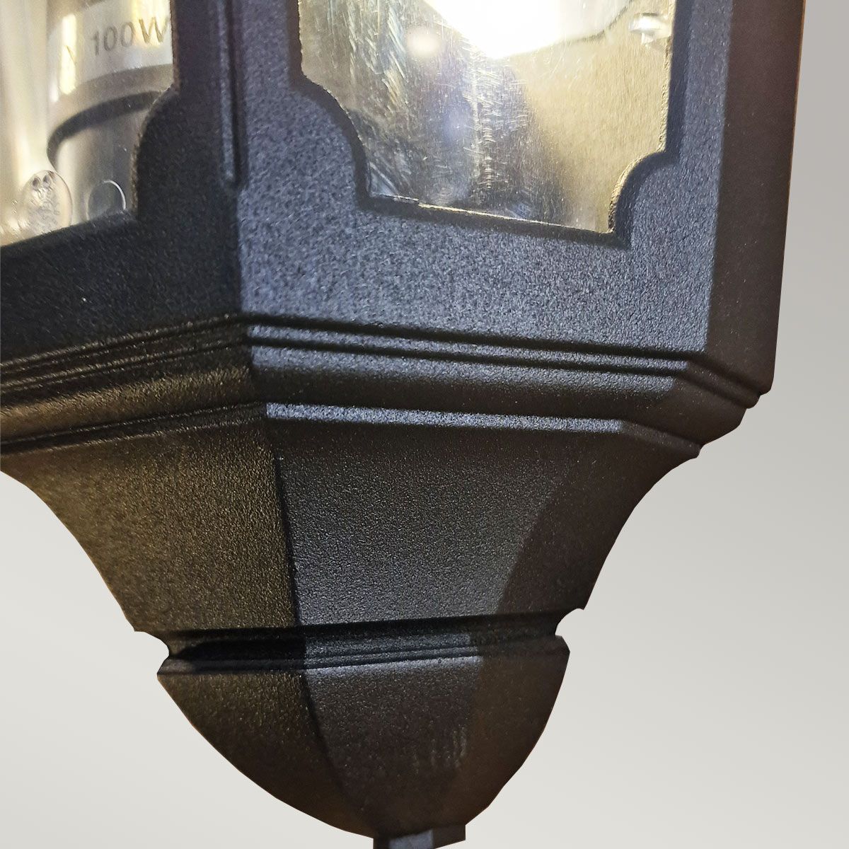 Parish 1 - flammige Halblaterne - Schwarz - Elsteadlighting - PR7 - BLACK