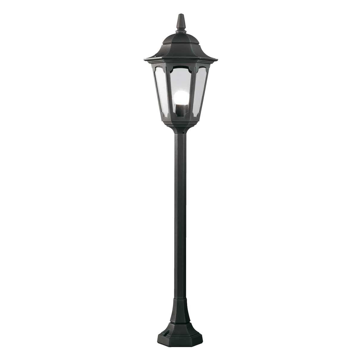 Parish 1 - flammige Säulenlaterne - Schwarz - Elsteadlighting - PR5 - BLACK