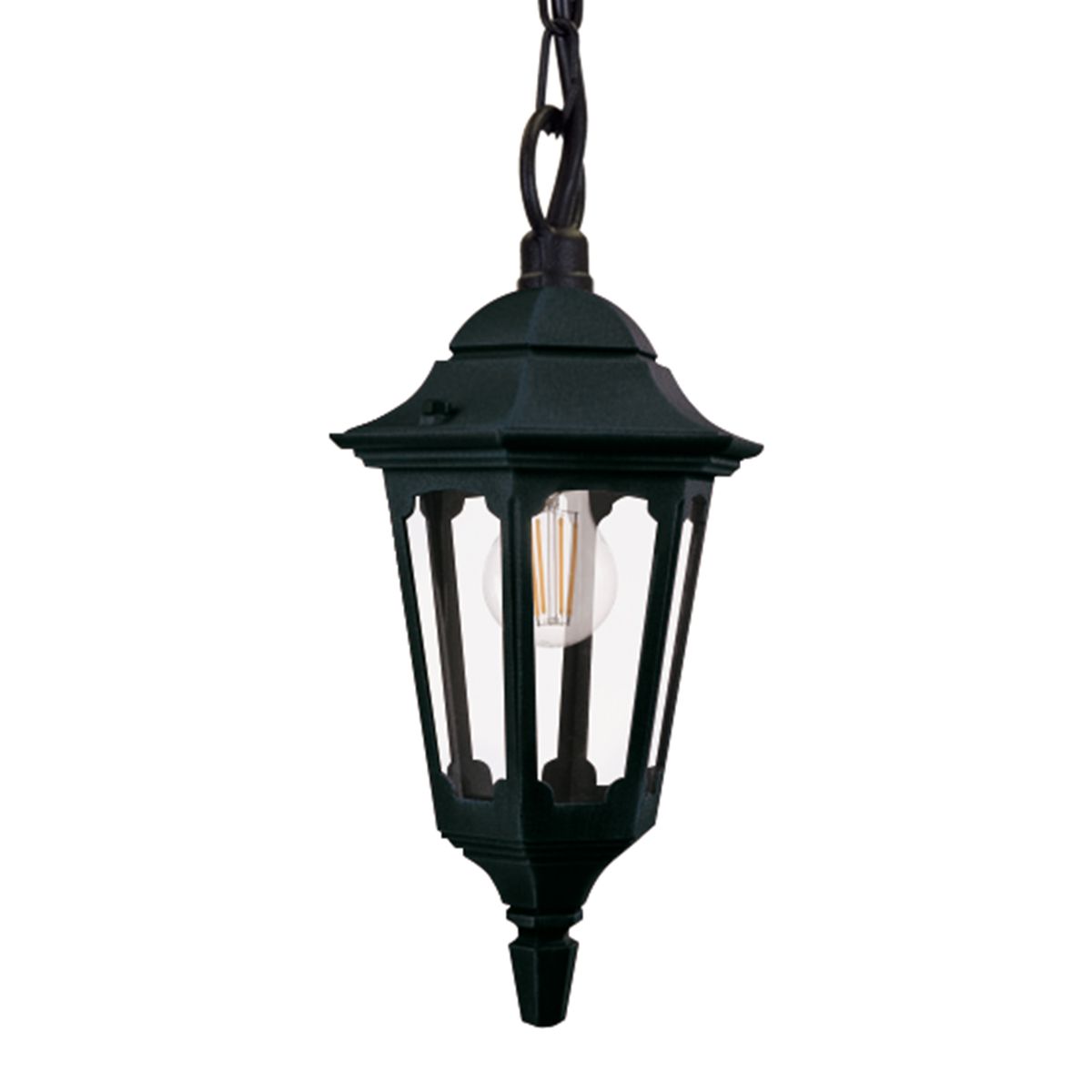 Parish 1 - Lichterkettenlaterne - Schwarz - Elsteadlighting - PR9 - BLACK