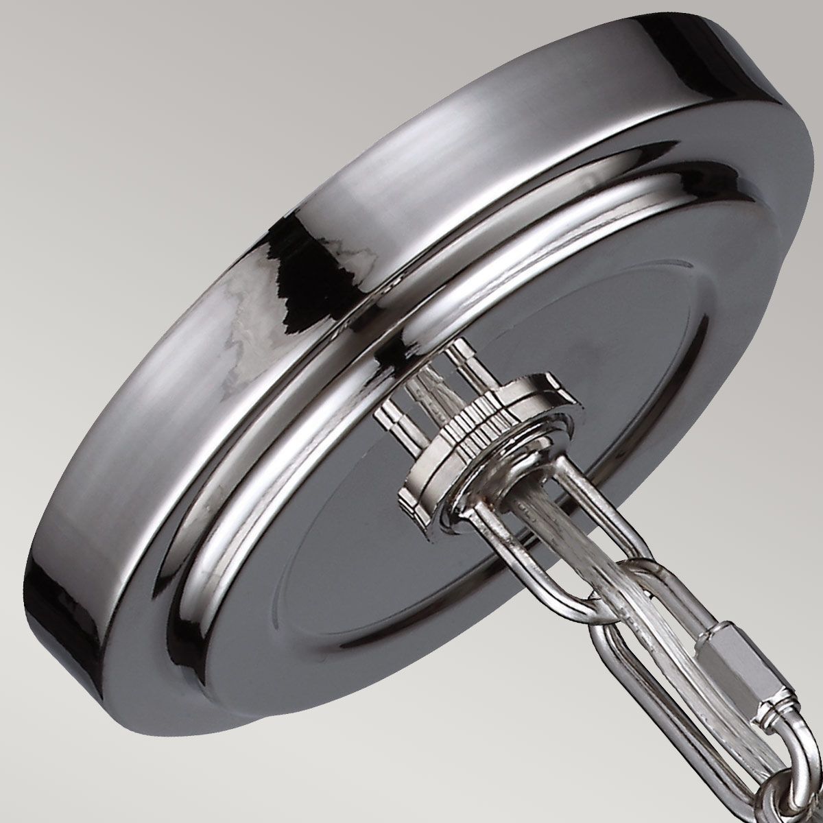 Parkman Pendelleuchte, klein, 1 - flammig, Nickel poliert - Elsteadlighting - FE - PARKMAN - PS - PN