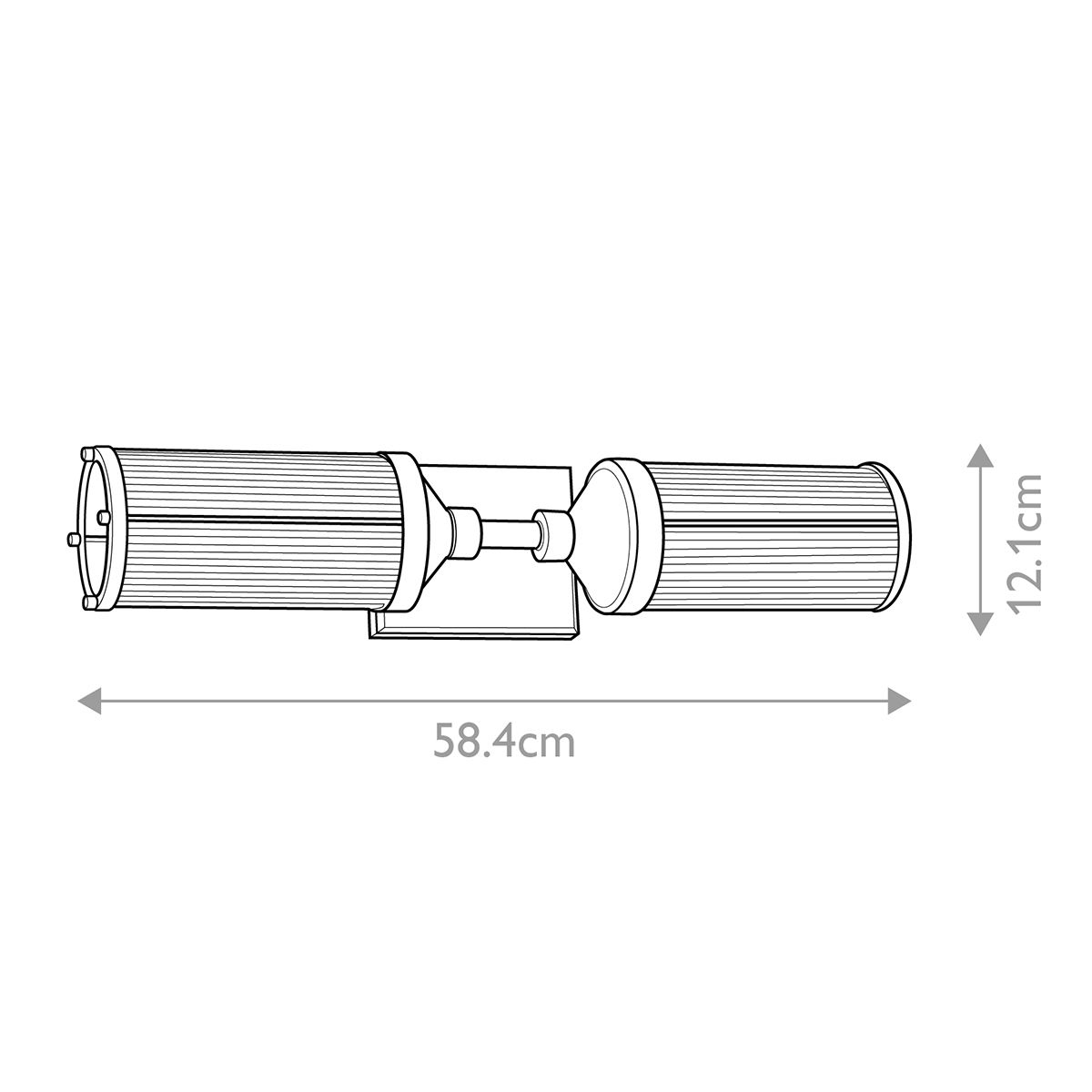 Paulson 2 Lichtbalkenleuchte - Chrom - Elsteadlighting - FE - PAULSON2