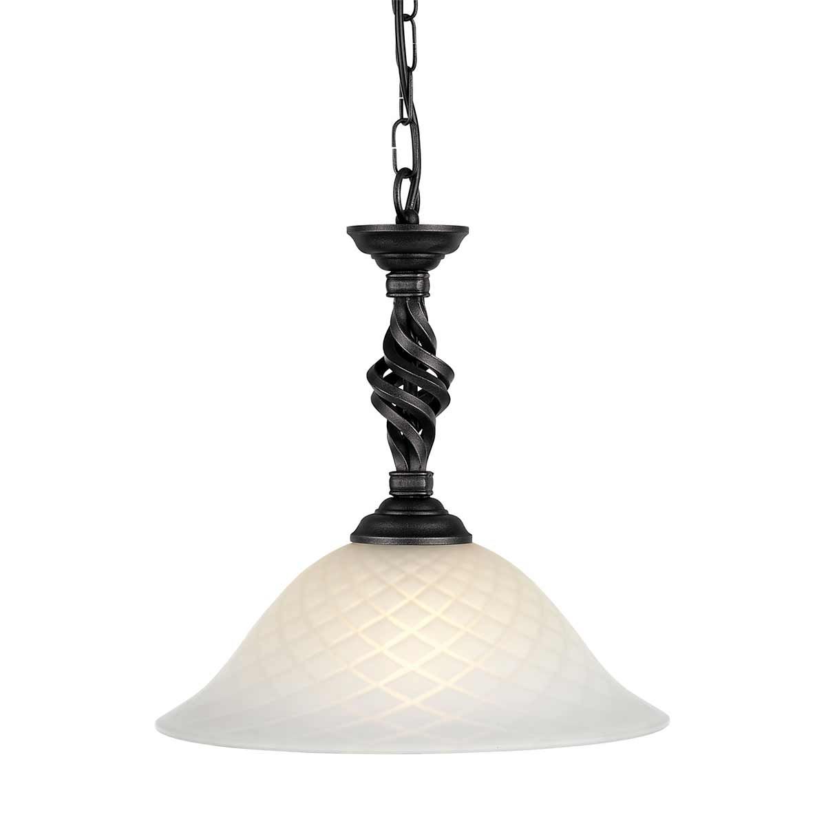 Pembroke 1 - flammige Pendelleuchte - Schwarz - Elsteadlighting - PB - P - BLACK