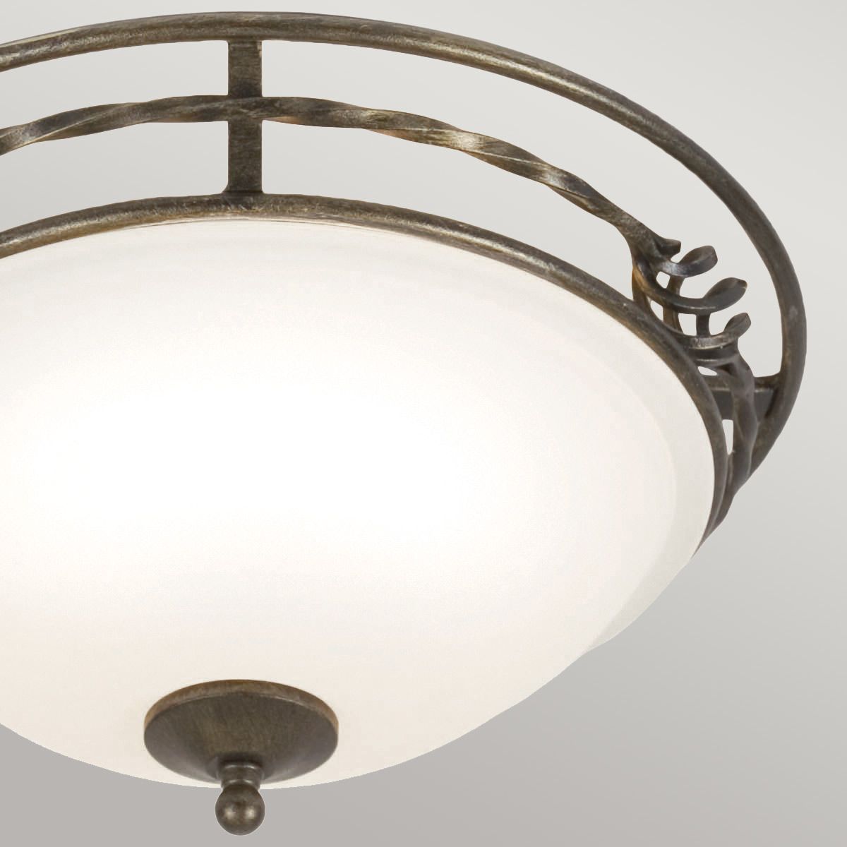 Pembroke 2 - flammige Deckenleuchte, Stil A, Schwarz/Gold - Elsteadlighting - PB - F - A - BLK - GOLD