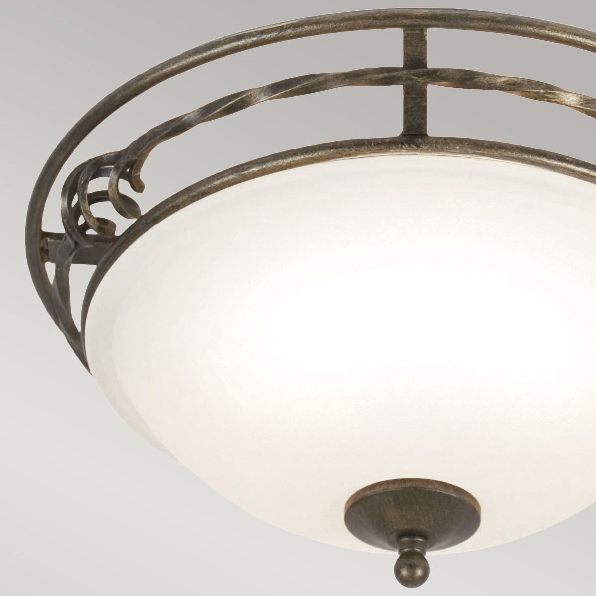 Pembroke 2 - flammige Deckenleuchte, Stil A, Schwarz/Gold - Elsteadlighting - PB - F - A - BLK - GOLD
