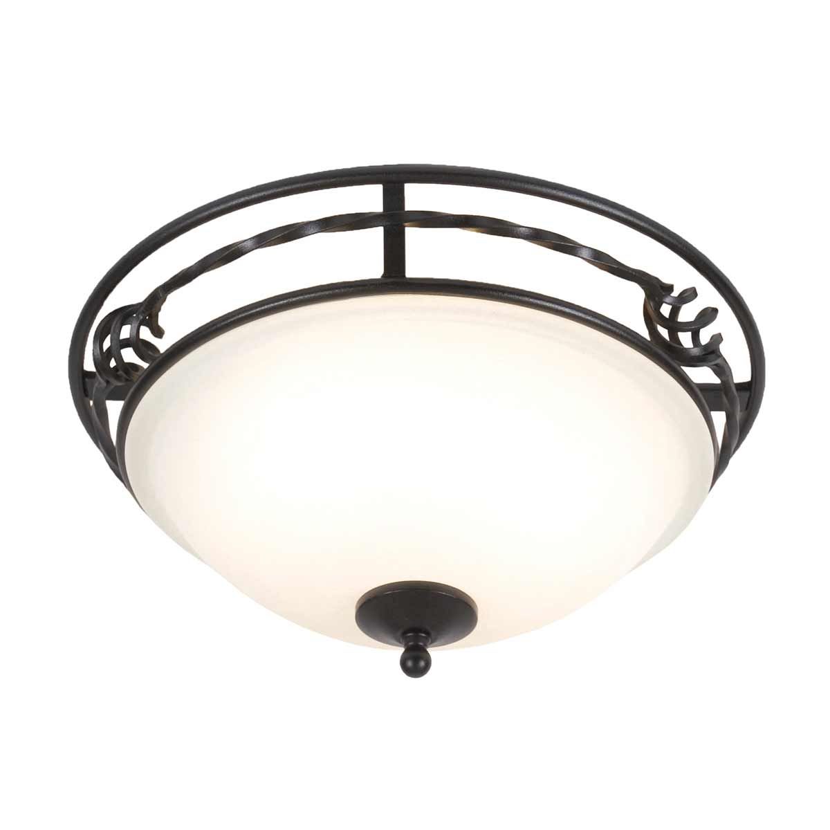 Pembroke 2 - flammige Deckenleuchte, Stil A, Schwarz - Elsteadlighting - PB - F - A - BLACK