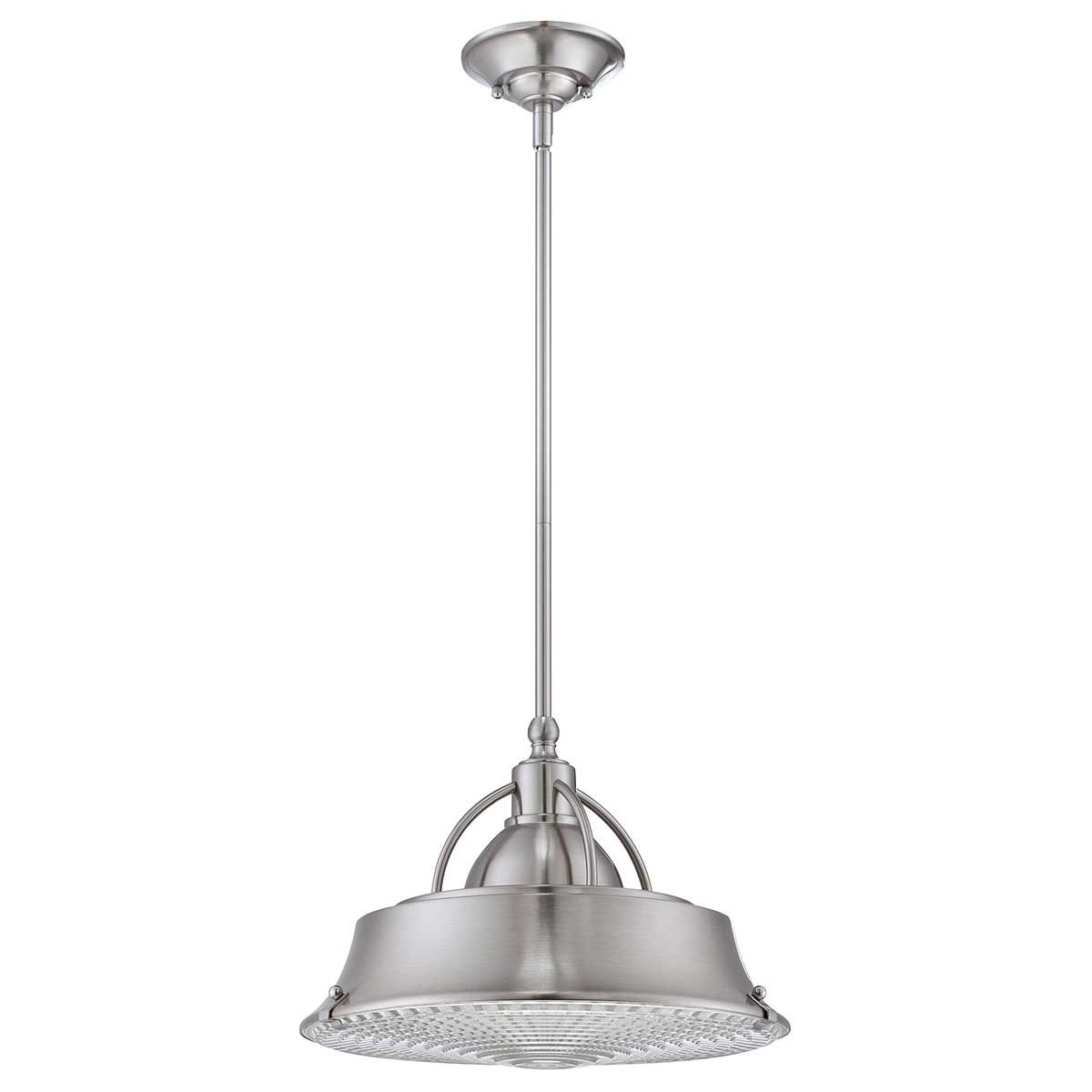 Pendelleuchte „Cody“ mit 2 Lichtern, gebürstetes Nickel – gebürstetes Nickel - Elsteadlighting - leuchtengrosshandel24