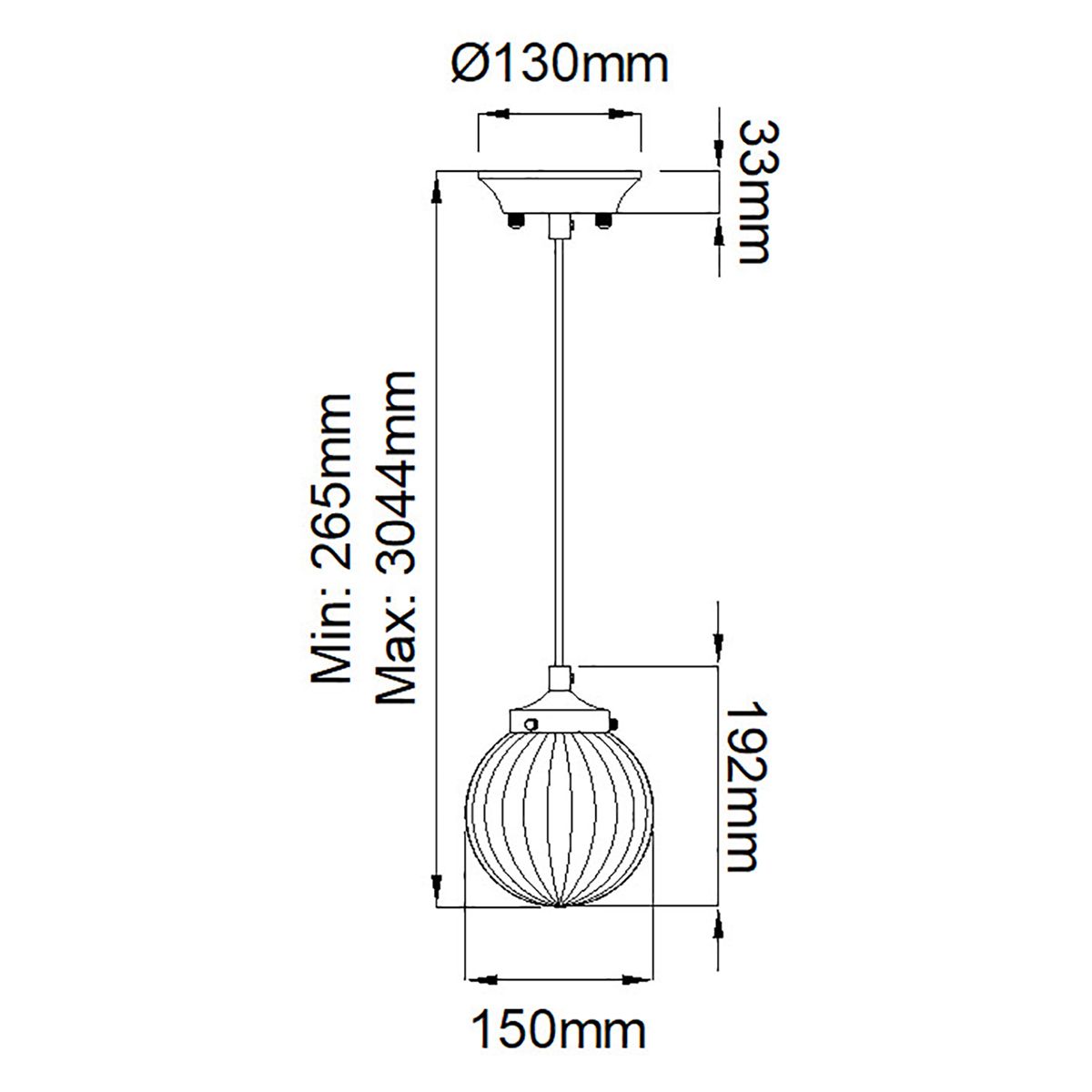 Pendelleuchte Cosmos 1-flammig - Cremefarben lackiertes und gealtertes Messing - Elsteadlighting - leuchtengrosshandel24