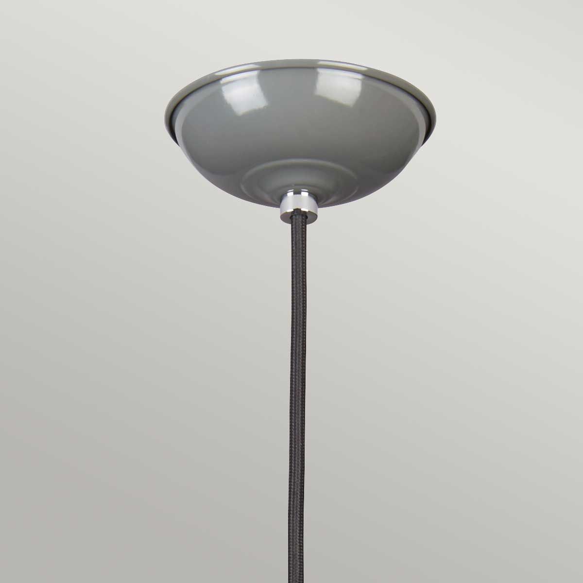 Pendelleuchte Franklin 1-flammig - Grau - Elsteadlighting - leuchtengrosshandel24