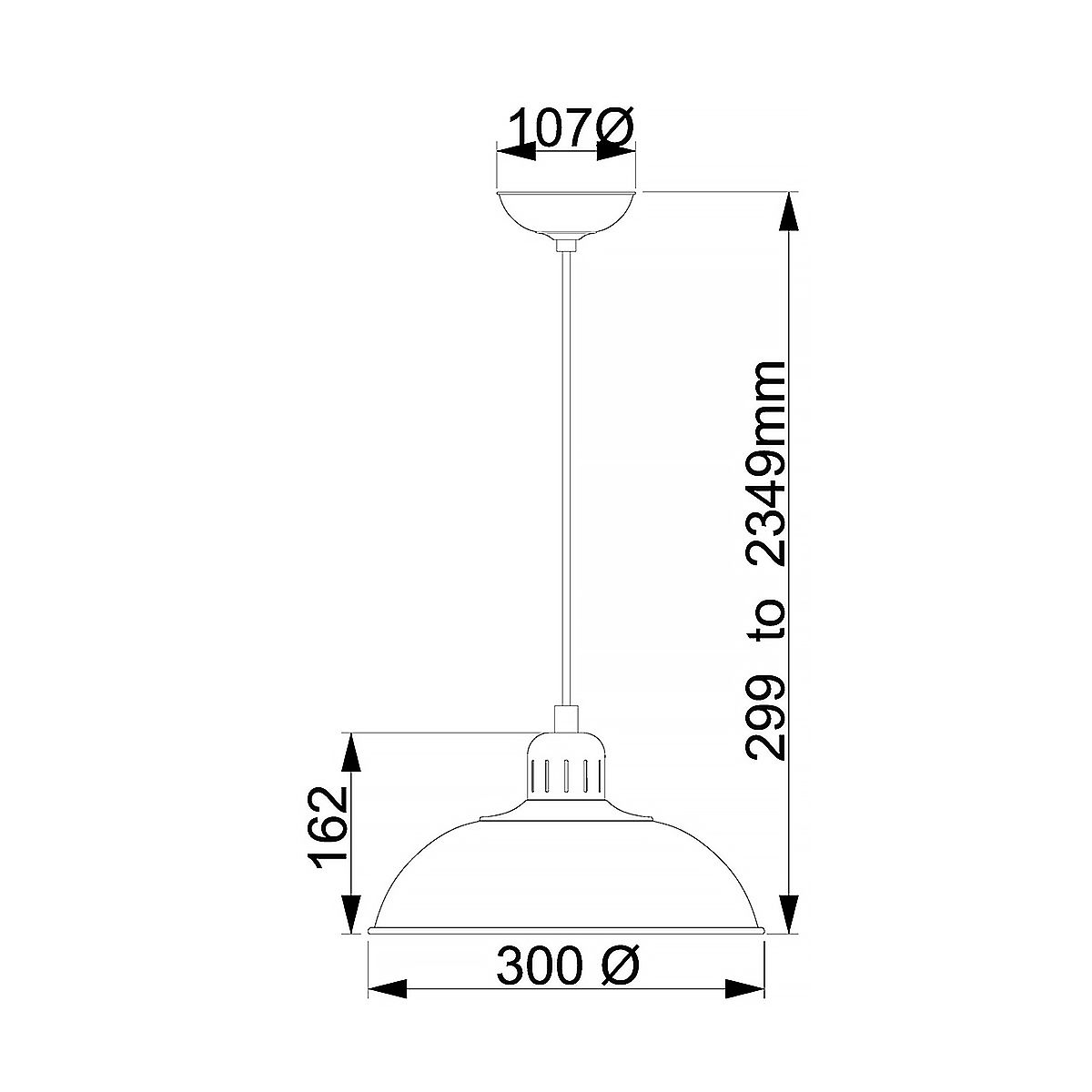 Pendelleuchte Franklin 1-flammig - Rot - Elsteadlighting - leuchtengrosshandel24