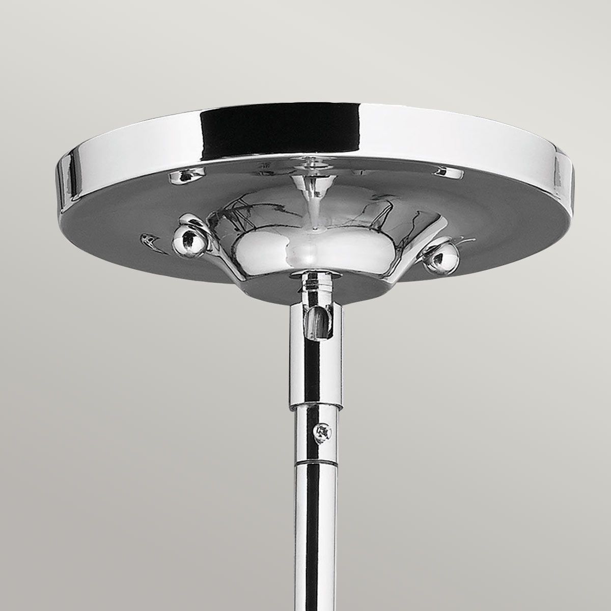 Pendelleuchte Livingston 1-flammig, Nickel poliert - Elsteadlighting - leuchtengrosshandel24