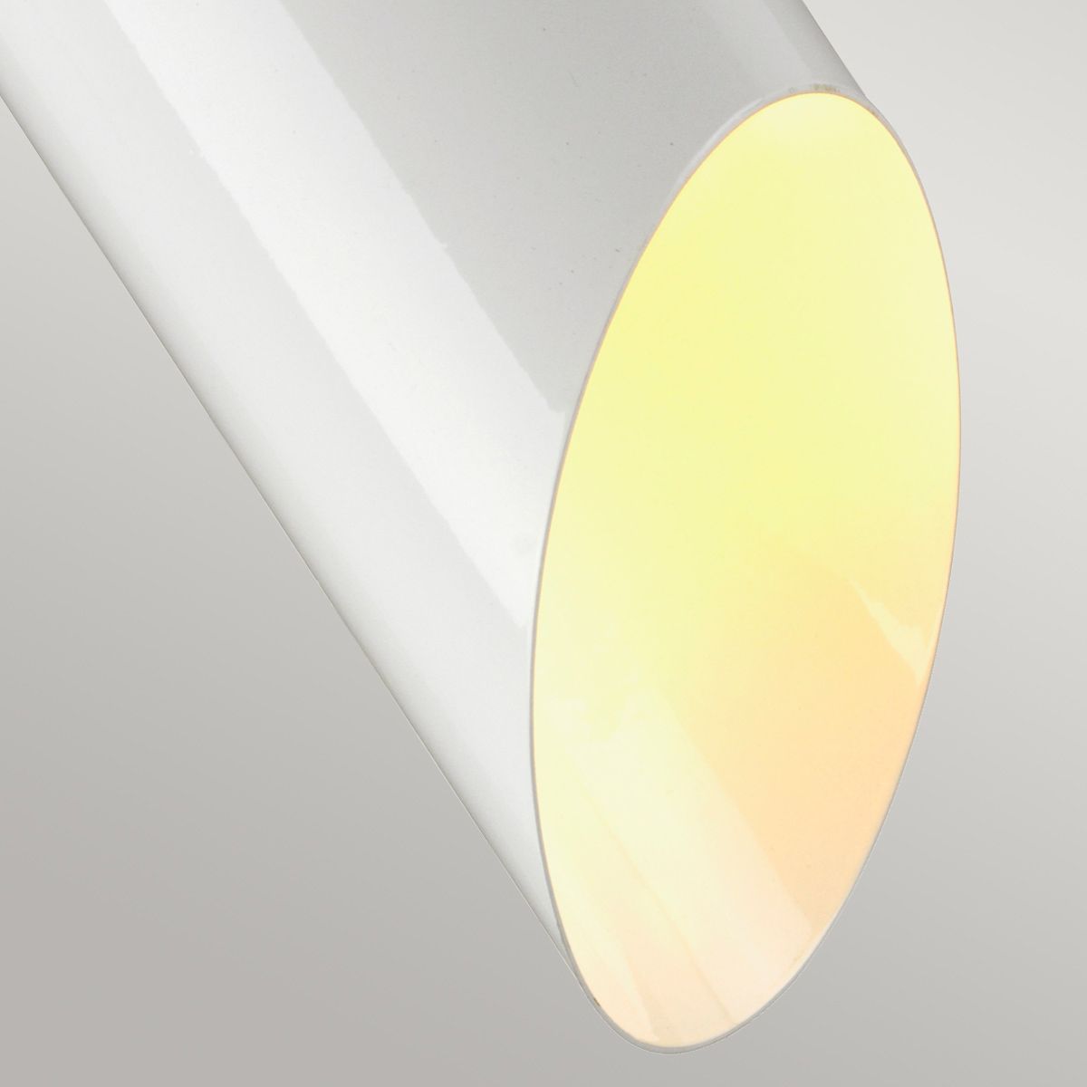 Pendelleuchte Quinto 1 - flammig - Messing in gealtertem Weiß - Elsteadlighting - QUINTO1P - WAB