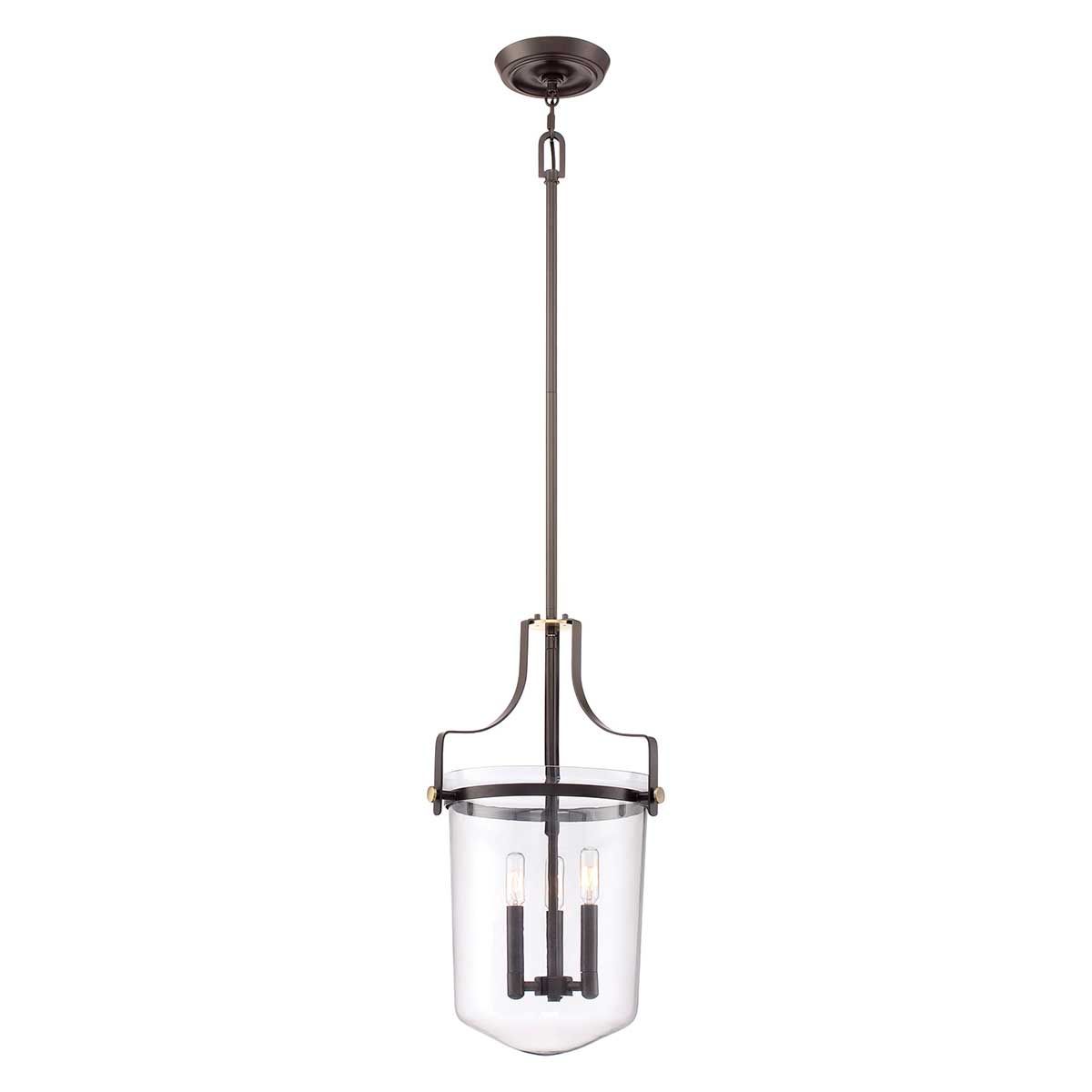 Penn Station 3 - flammige Pendelleuchte - Western - Bronze - Elsteadlighting - QZ - PENN - STATION - M - WT
