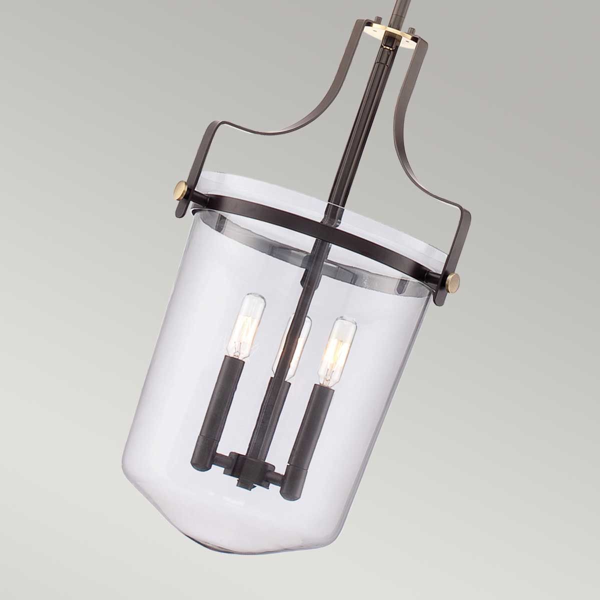Penn Station 3 - flammige Pendelleuchte - Western - Bronze - Elsteadlighting - QZ - PENN - STATION - M - WT
