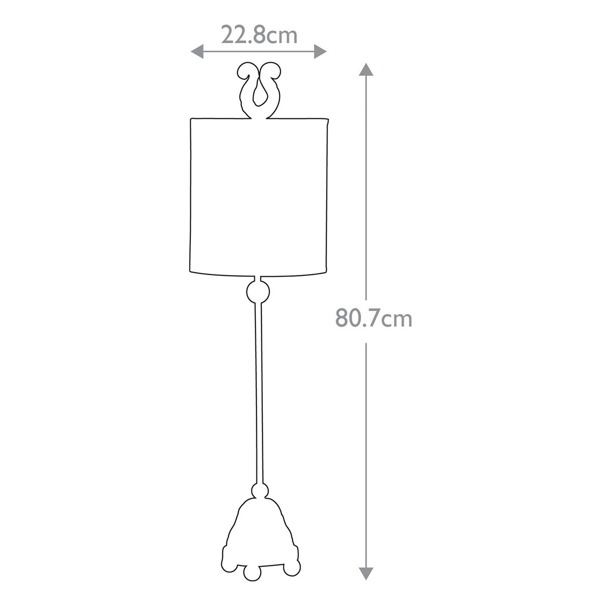 Phoenician 1 - flammige Tischlampe – Blattschwarz, Blattgold und Blattsilber mit Schirm in Blattschwarz und Blattgold - Elsteadlighting - FB - PHOENICIAN - TL