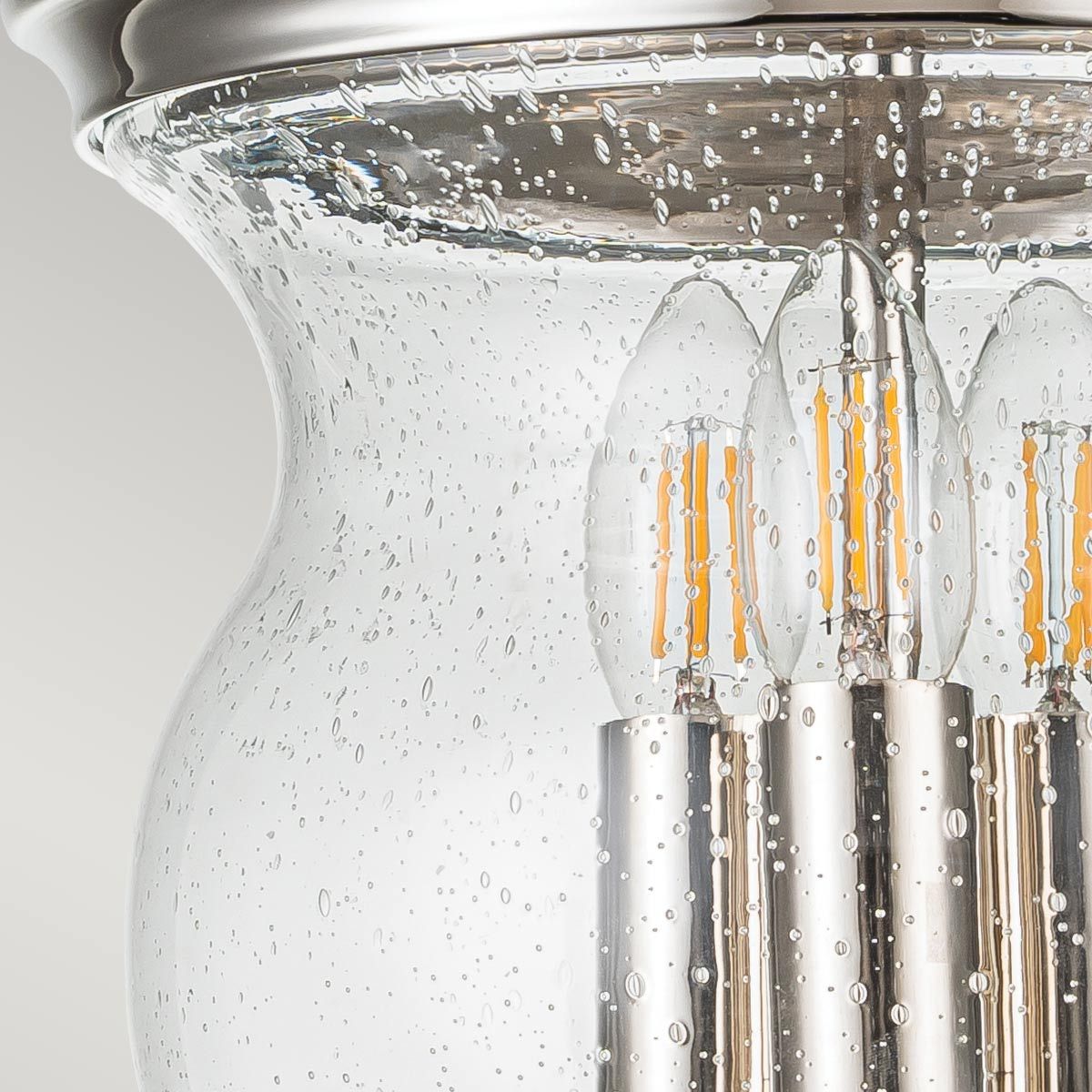 Pickering Lane 3 - flammige Halbeinbauleuchte, poliertes Nickel - Elsteadlighting - FE - PICKERING - LANE - SF - PN