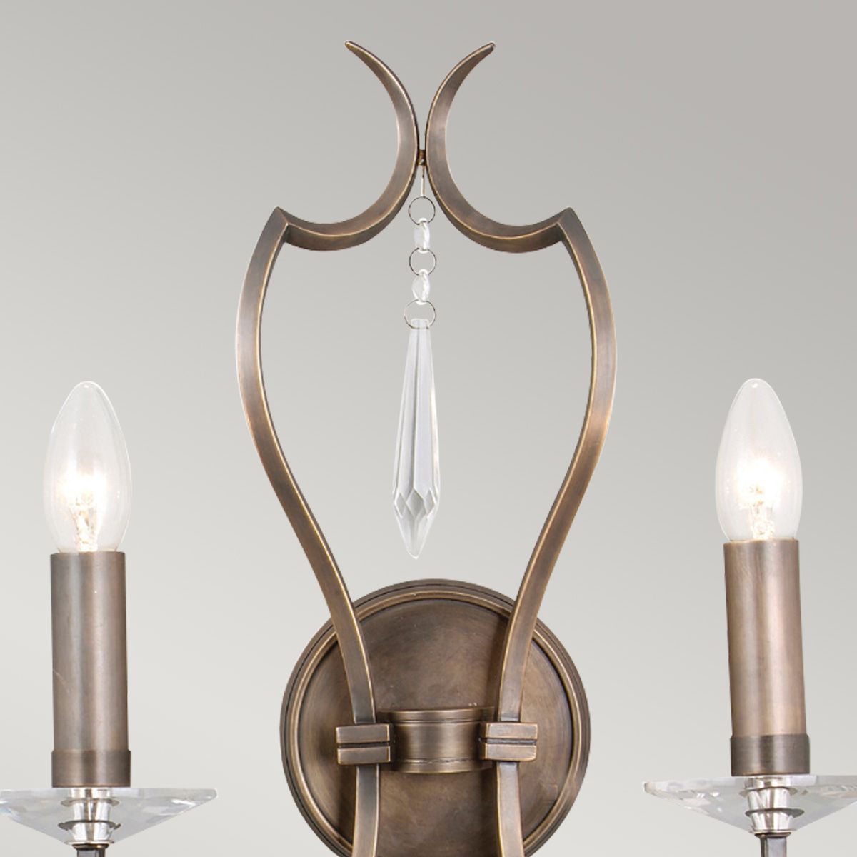 Pimlico 2 - flammige Wandleuchte - Dunkelbronze - Elsteadlighting - PM2 - DB