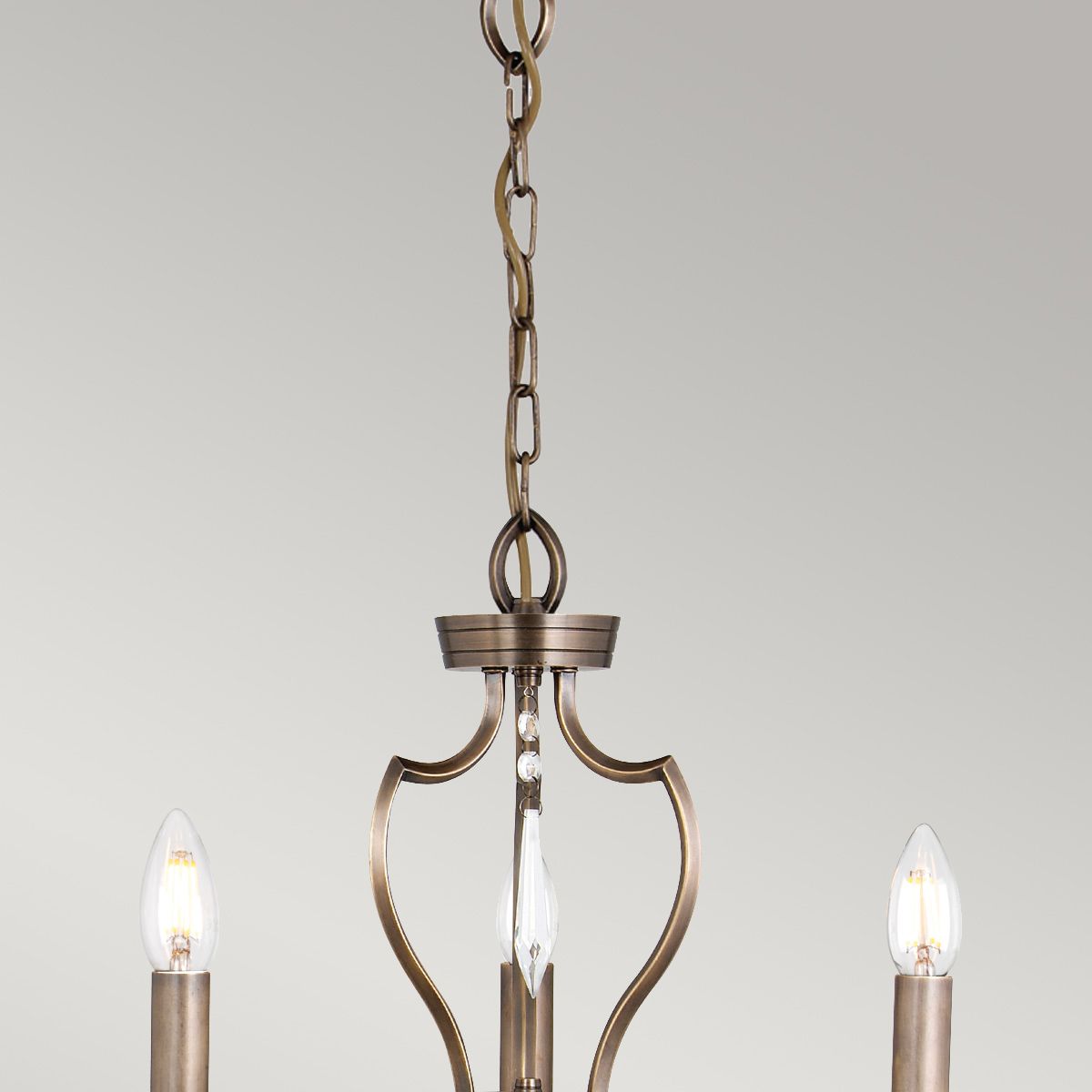 Pimlico Kronleuchter mit 3 Lichtern, dunkle Bronze - Elsteadlighting - PM3 - DB