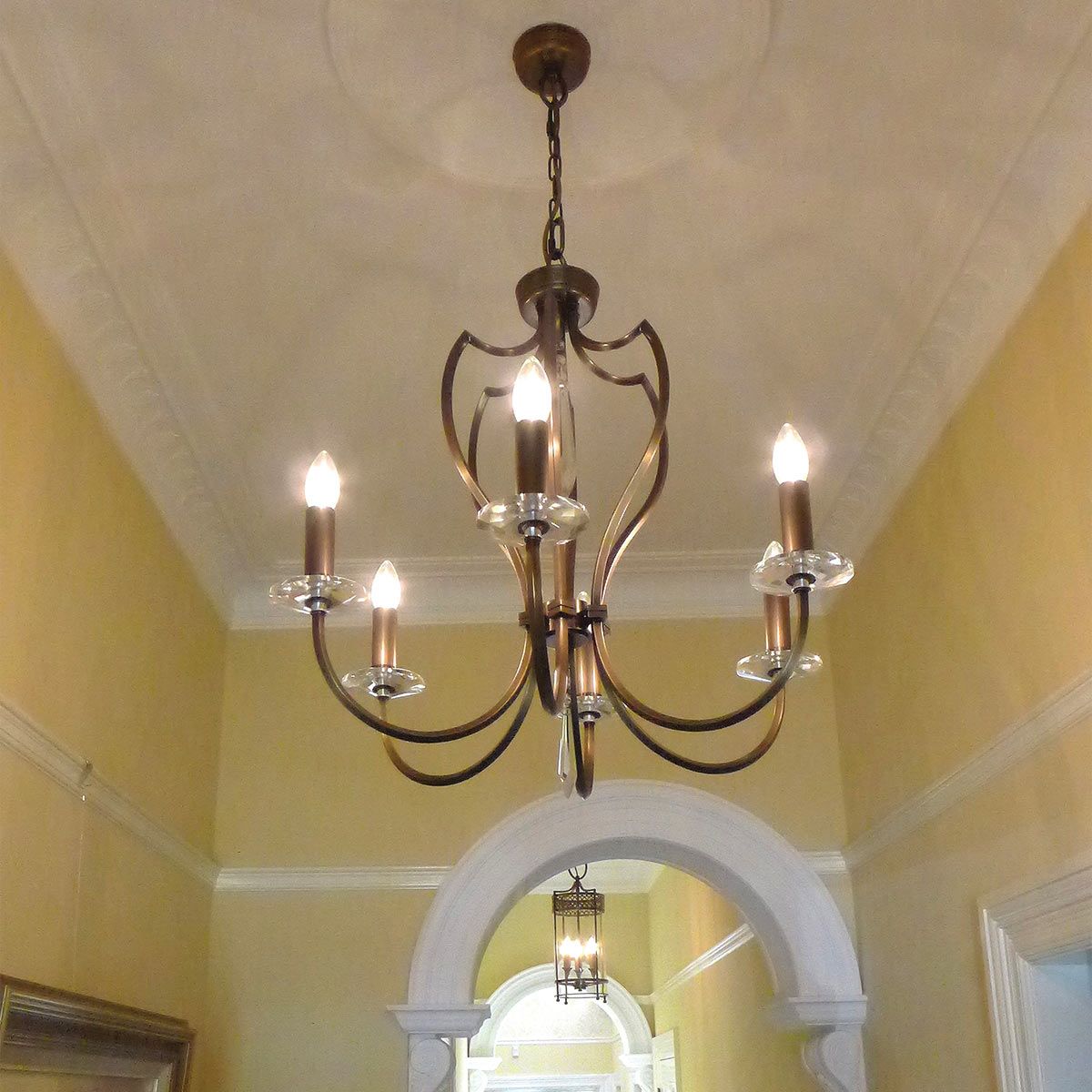 Pimlico Kronleuchter mit 6 Lichtern, dunkle Bronze - Elsteadlighting - PM6 - DB